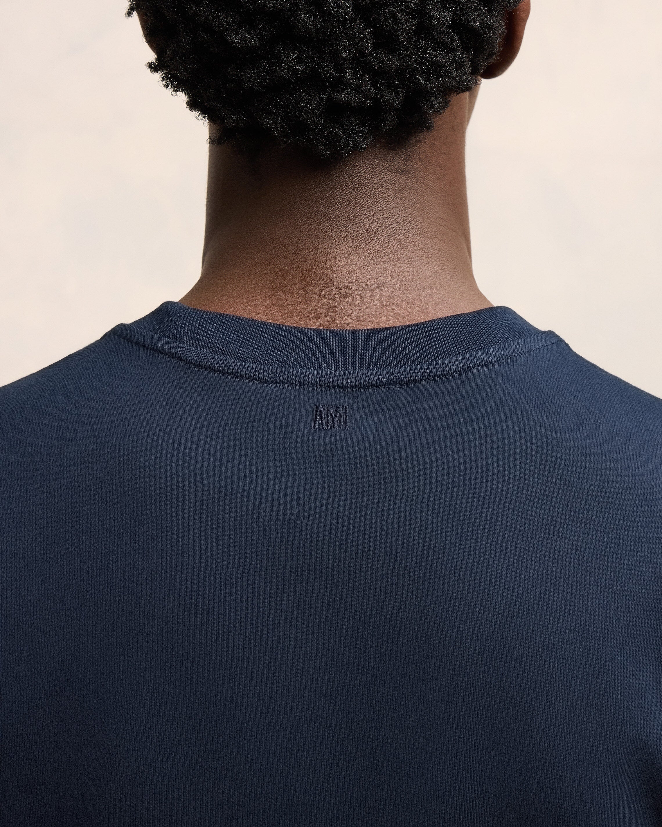 Navy Cotton Ami de Coeur T-Shirt