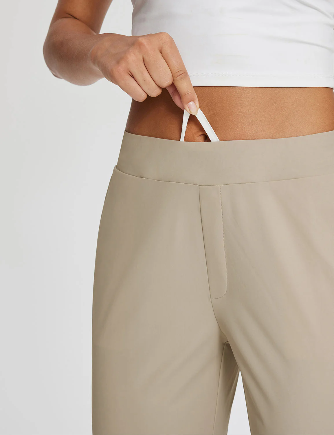 Flyleaf Ankle-length High-rise Pants