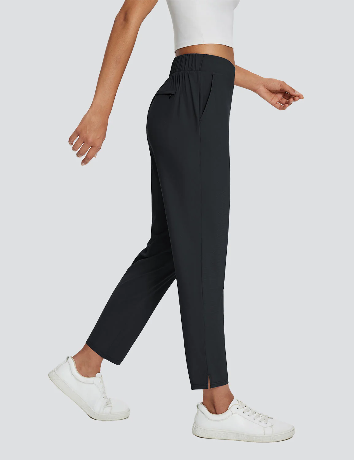 Flyleaf Ankle-length High-rise Pants