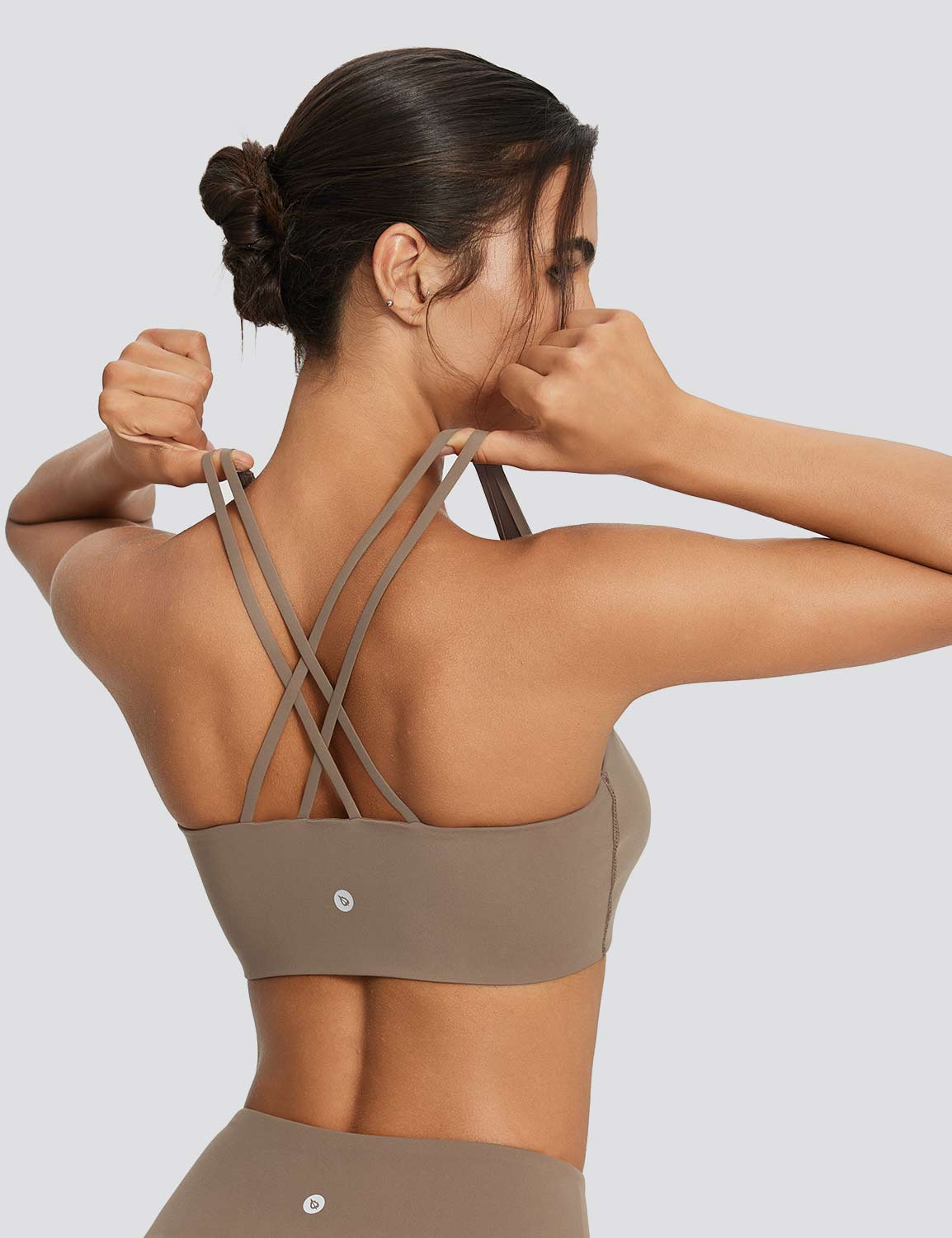 Nuleaf Spaghetti Strap Low Impact Bra