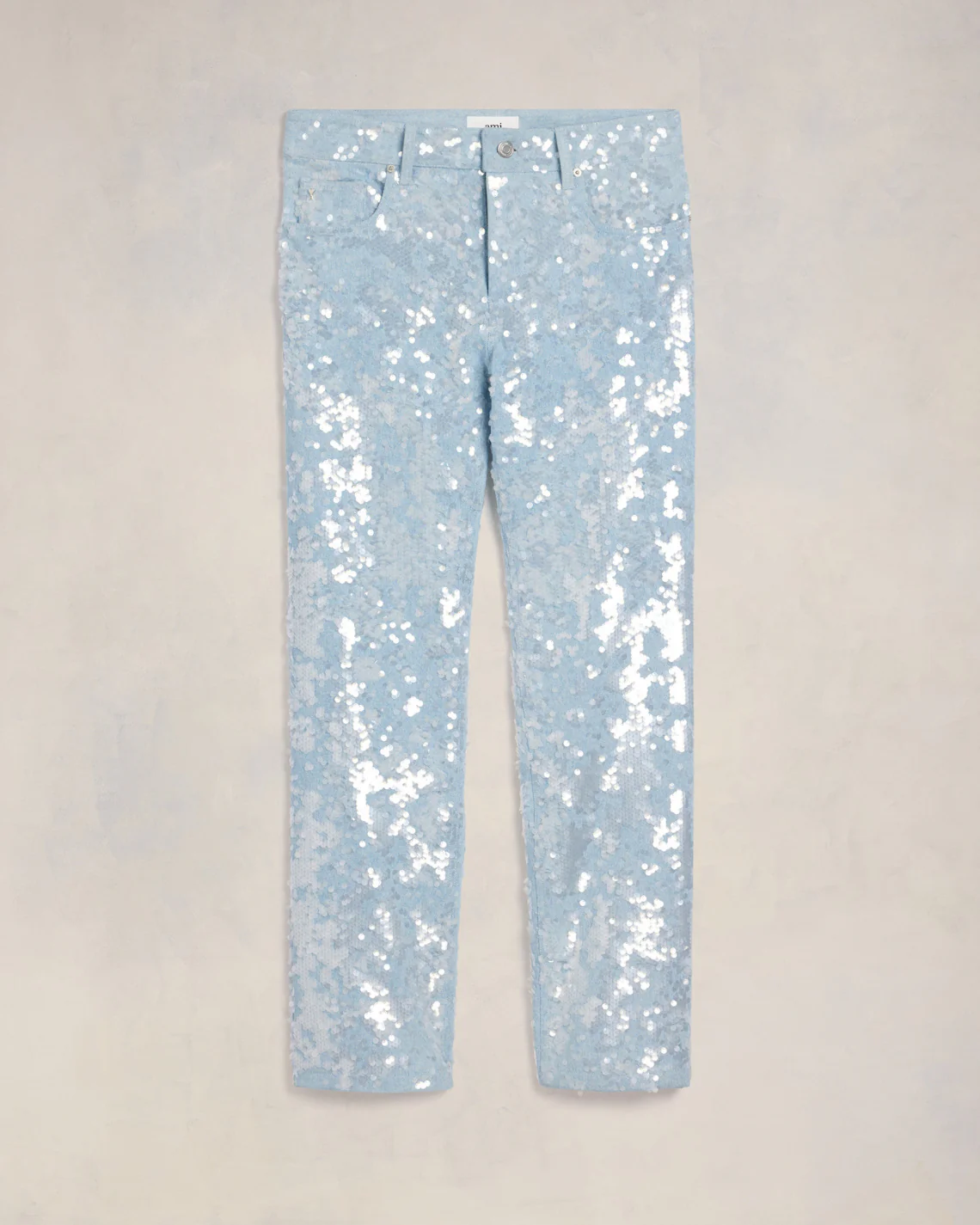 Embroidered Straight Fit Jeans