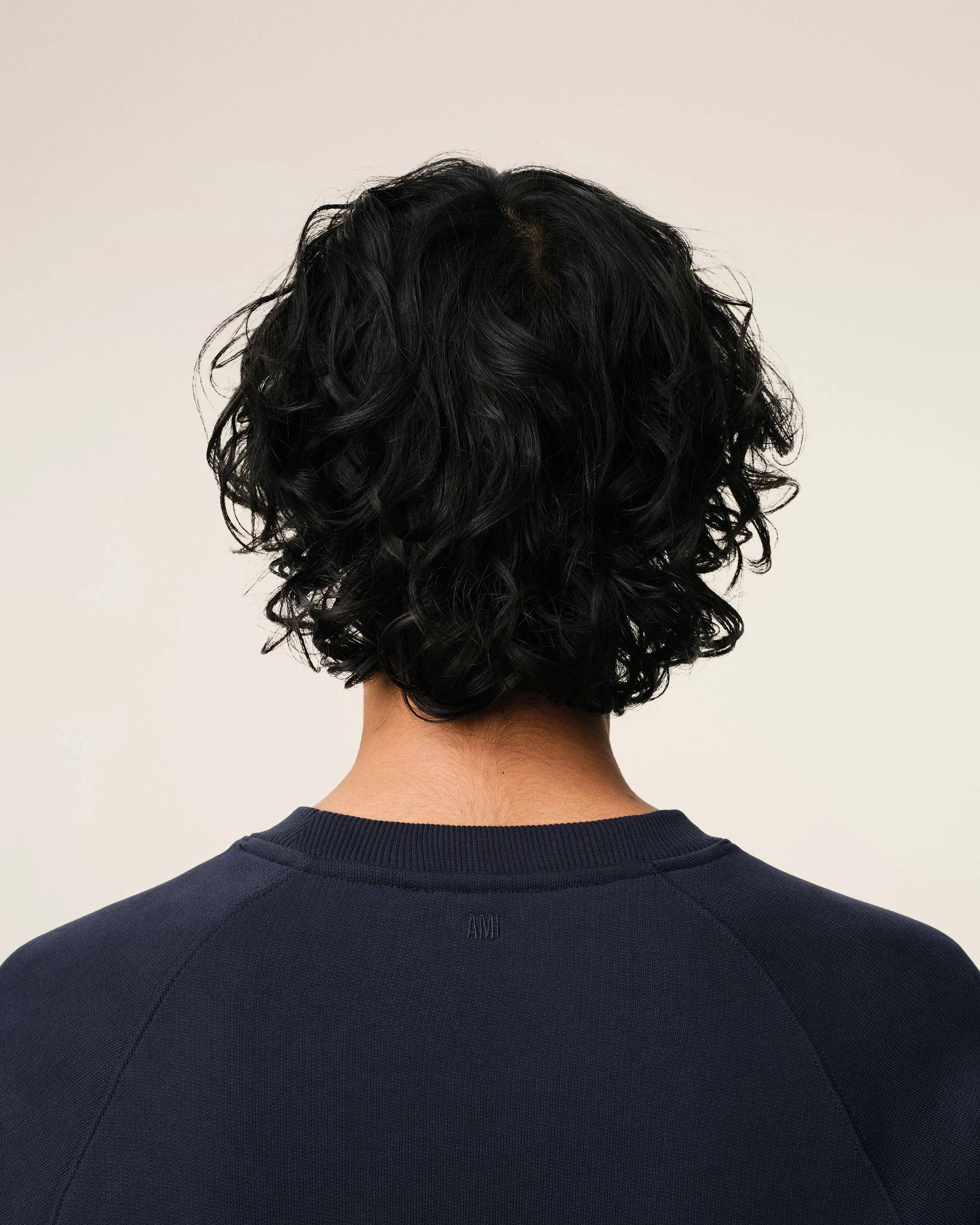 Navy Cotton Ami de Coeur Patch Sweatshirt