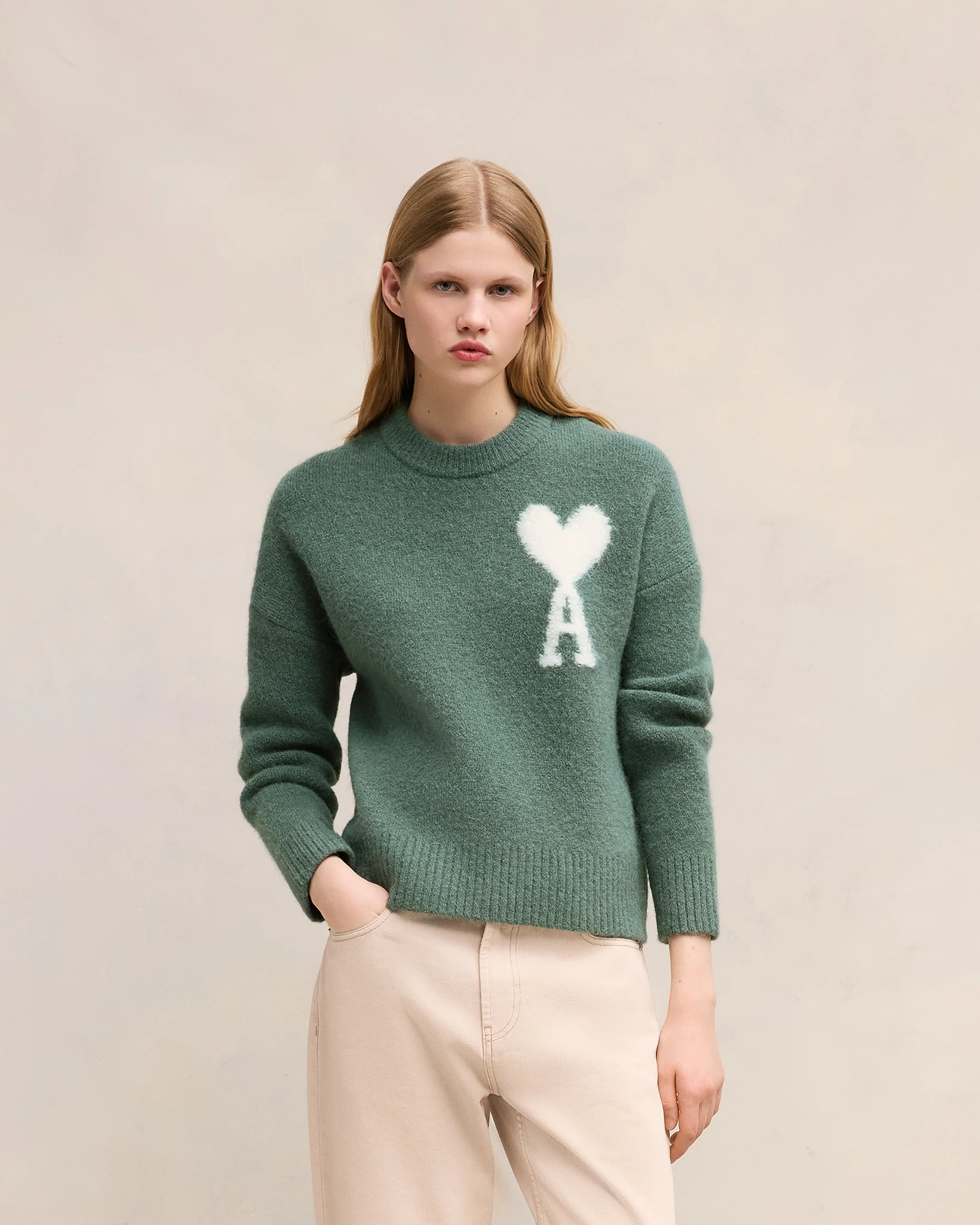 Off-White Ami de Coeur Crew Neck Sweater