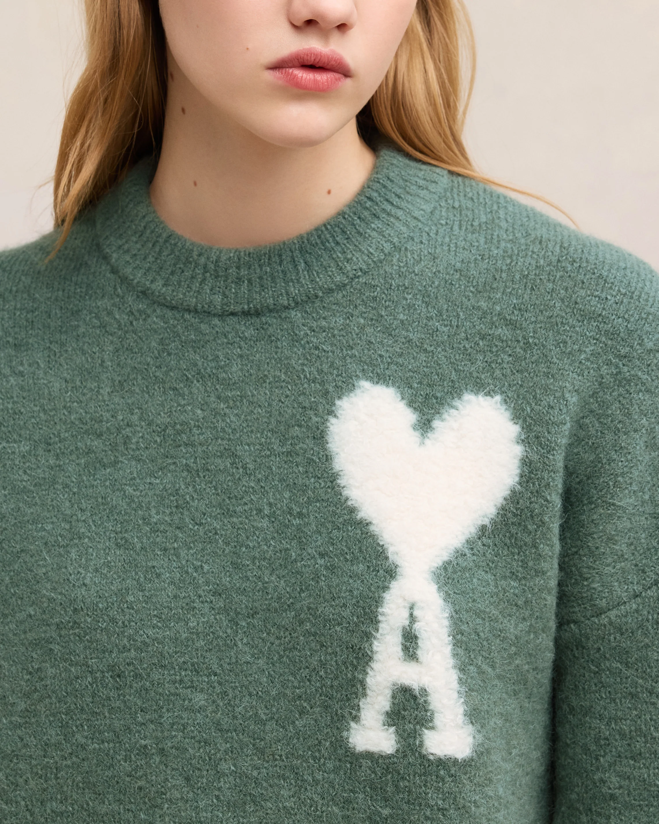 Off-White Ami de Coeur Crew Neck Sweater