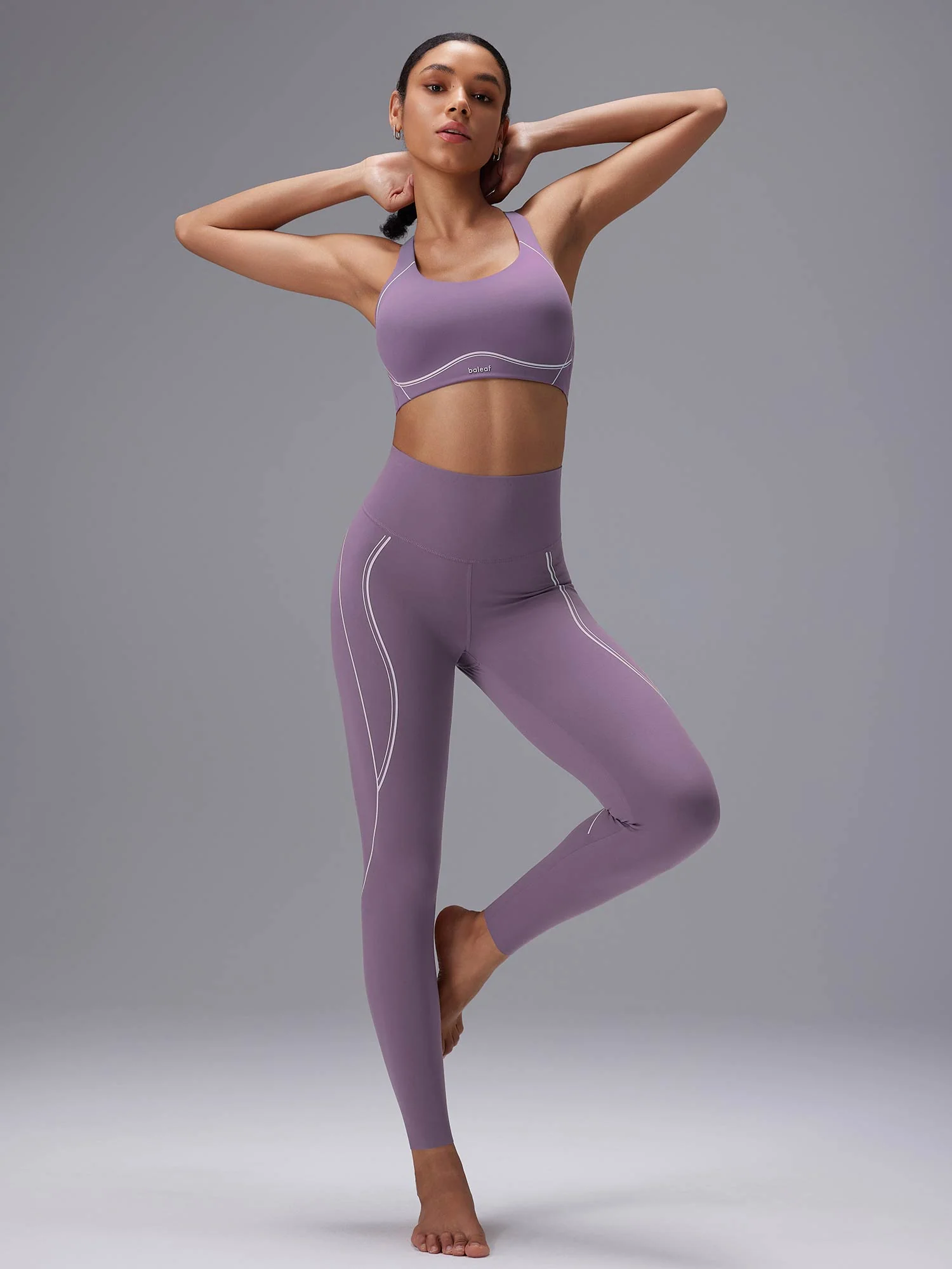 Freeleaf 25 High Rise Stripe Print Leggings