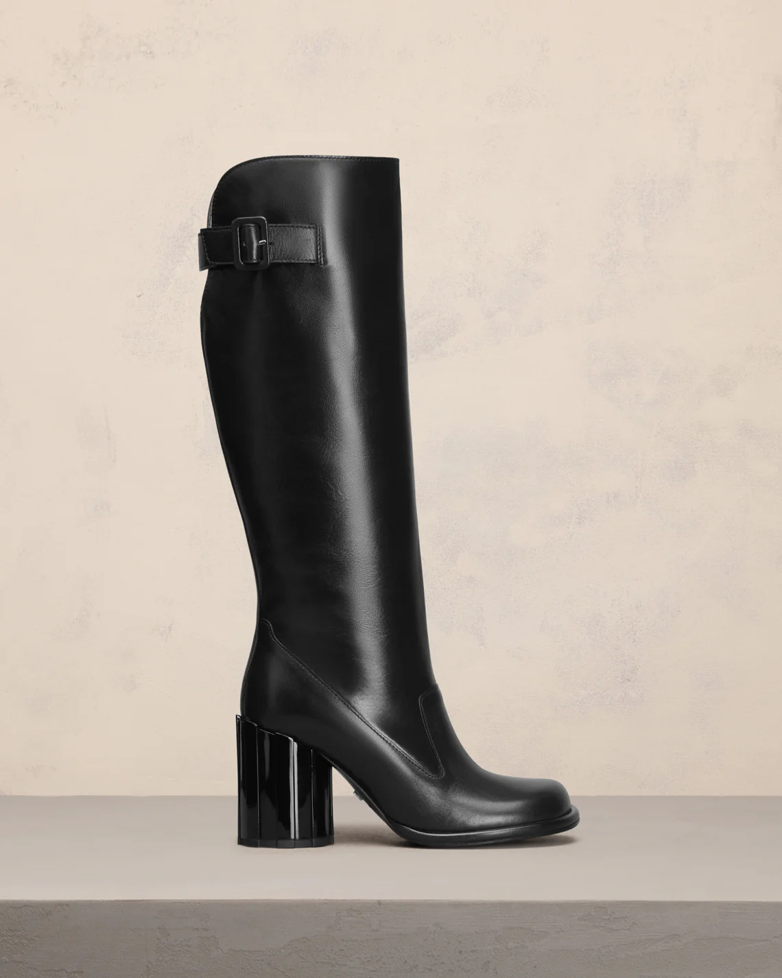 Anatomical Toe Buckled Boots