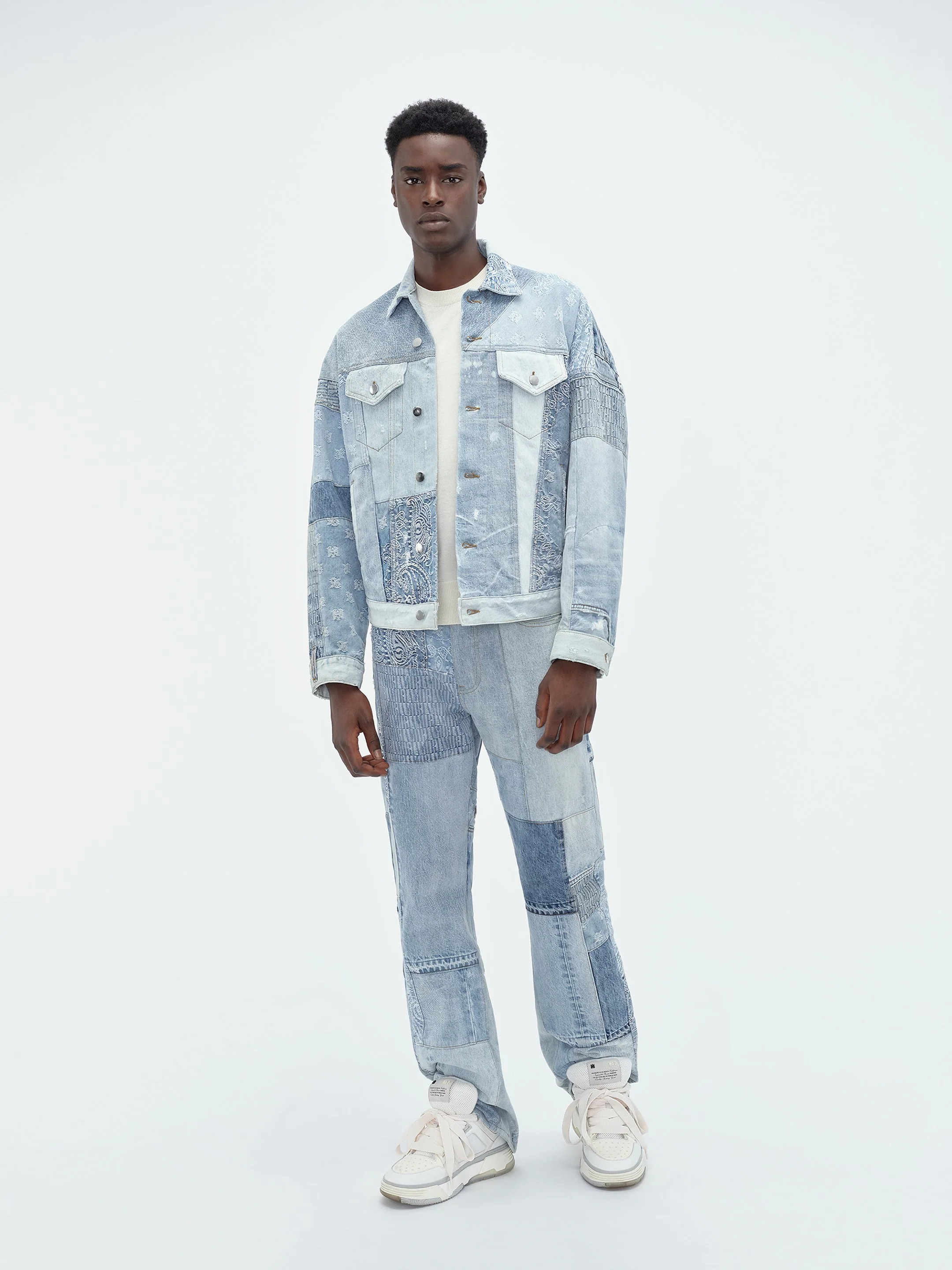 PATCHWORK FLARE JEAN - Multi