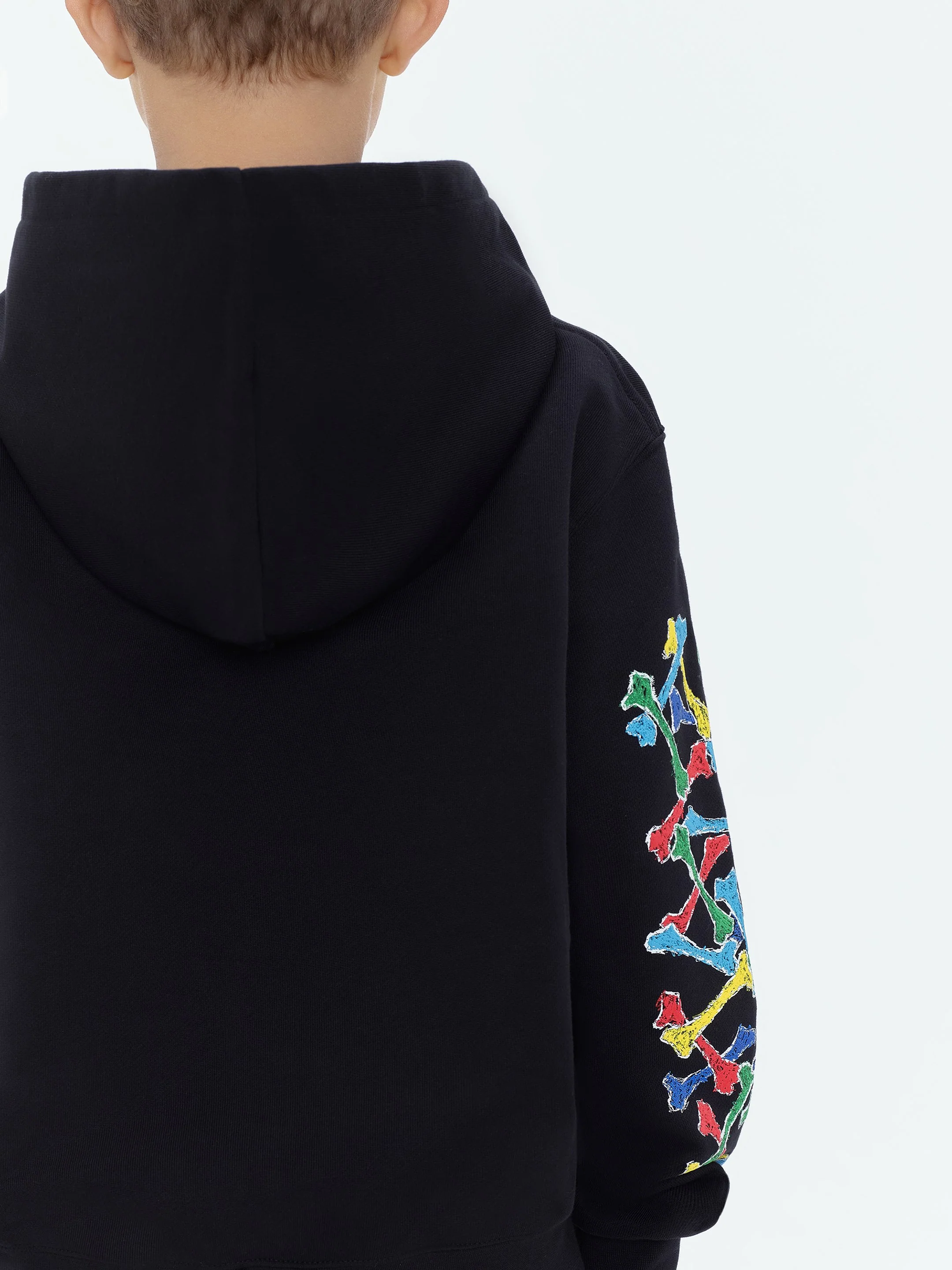 KIDS - Kids Amiri Bones Scribble Hoodie - Black
