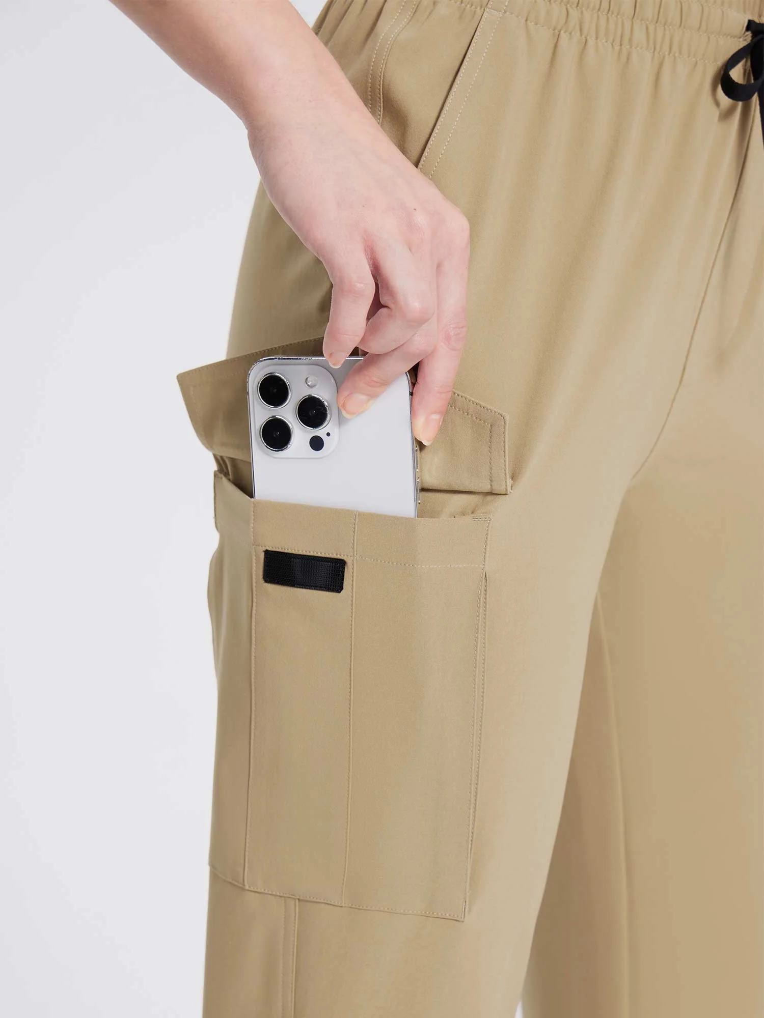 Laureate Utility Big Pocket Straight-Leg Pants