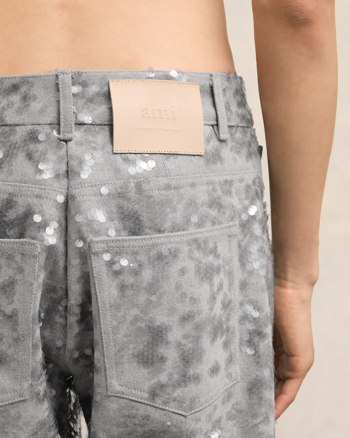 Embroidered Straight Fit Jeans