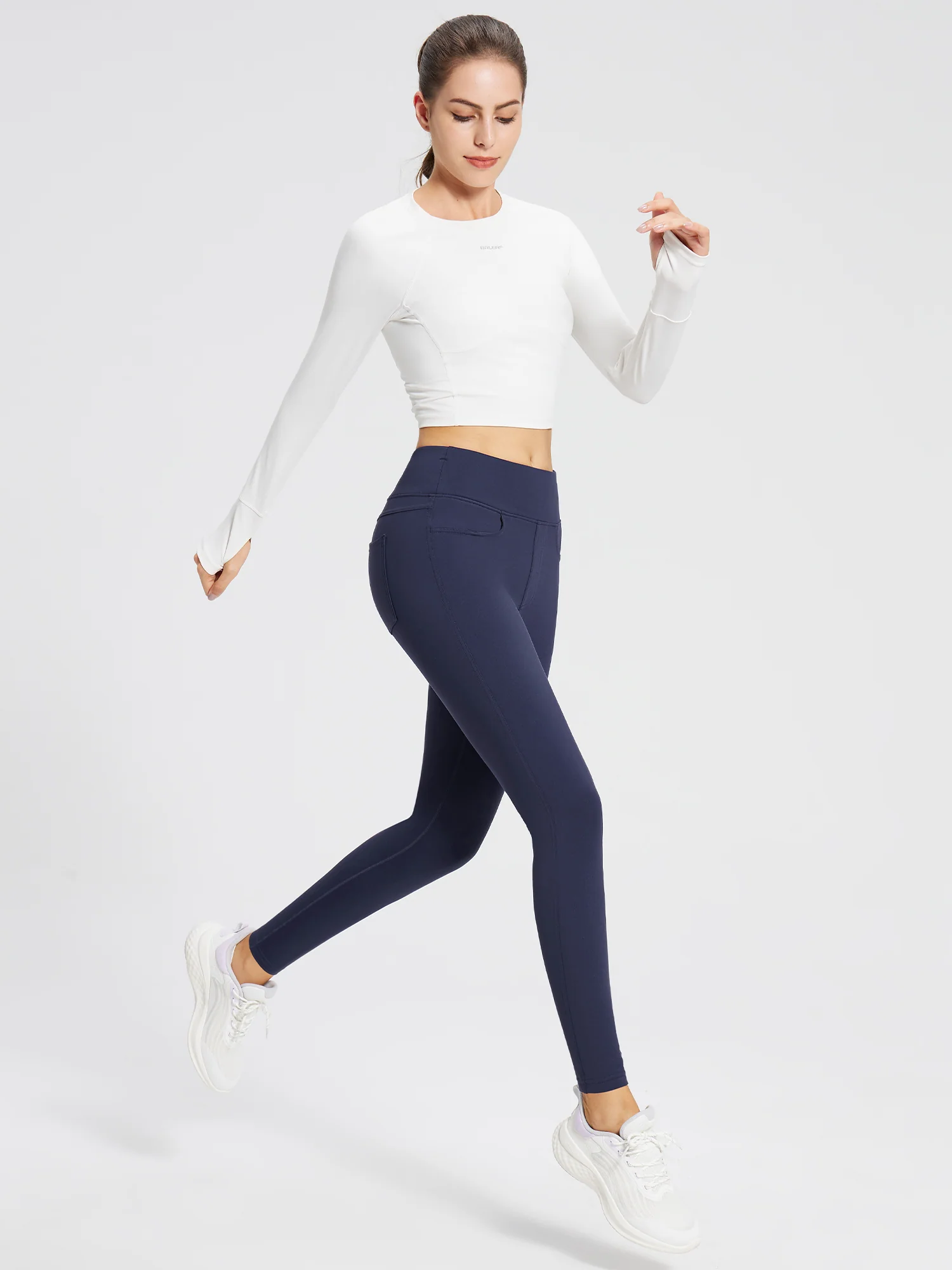 Laureate Fleece-Lined Denim Leggings