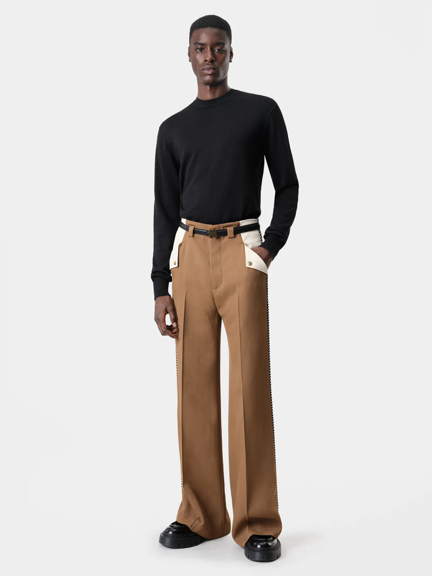 HOLLYWOOD TROUSERS - Rubber