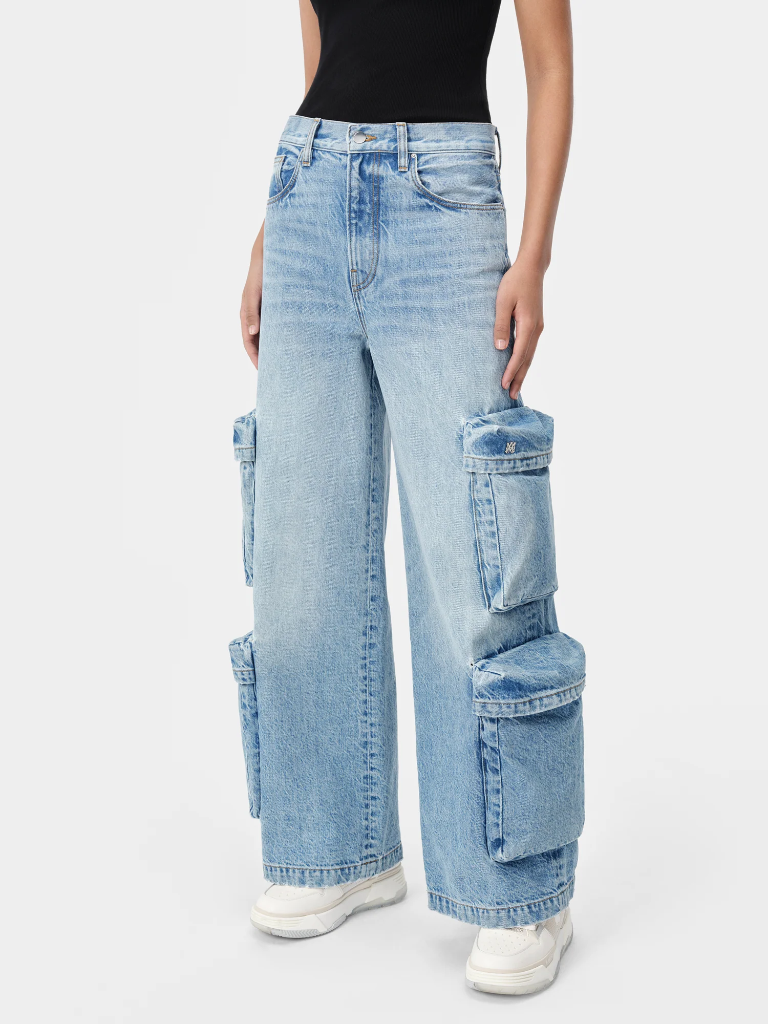WOMEN - WOMEN'S BAGGY CARGO JEAN - ANTIQUE INDIGO