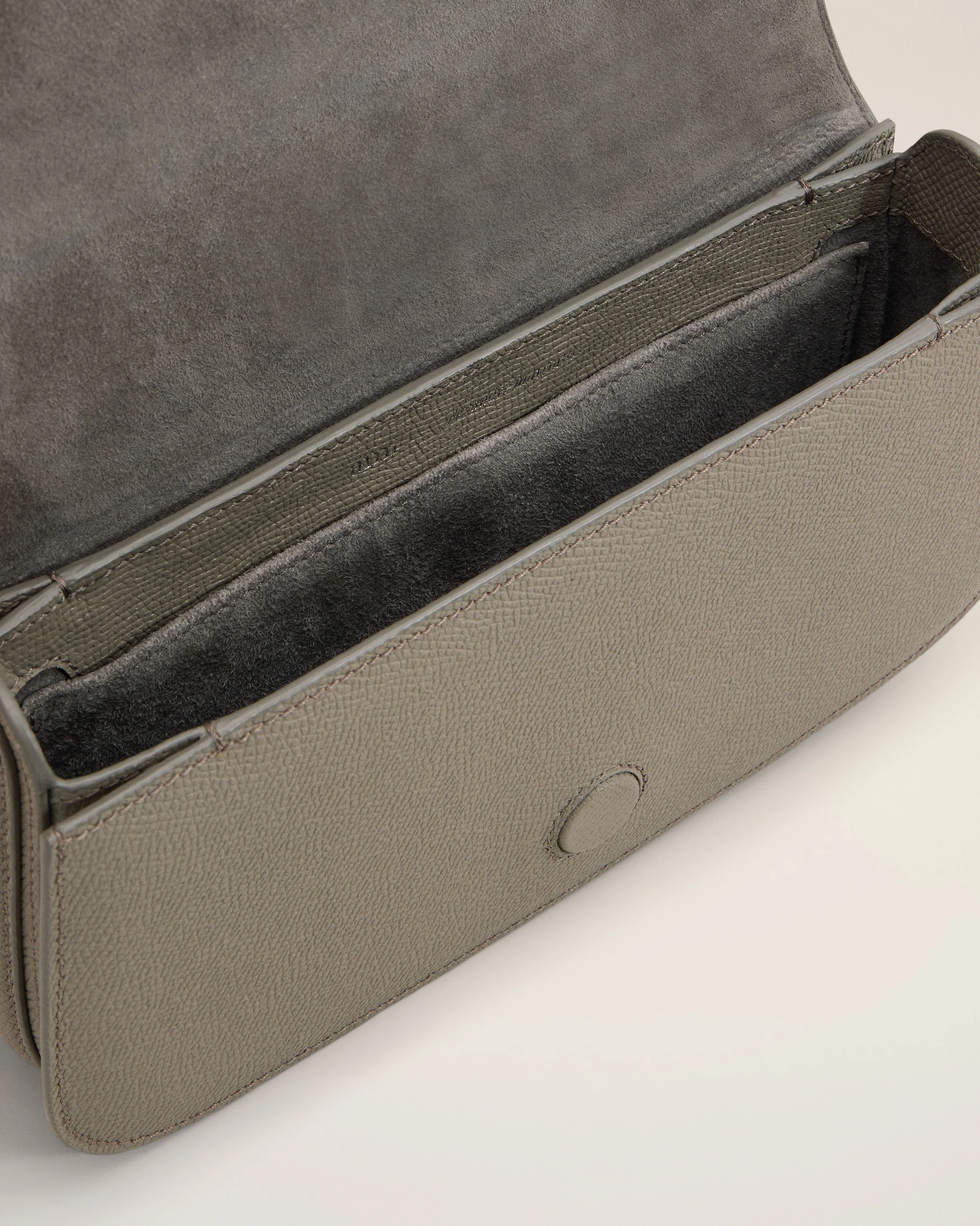 Grey Leather Crossbody Paris Paris Bag