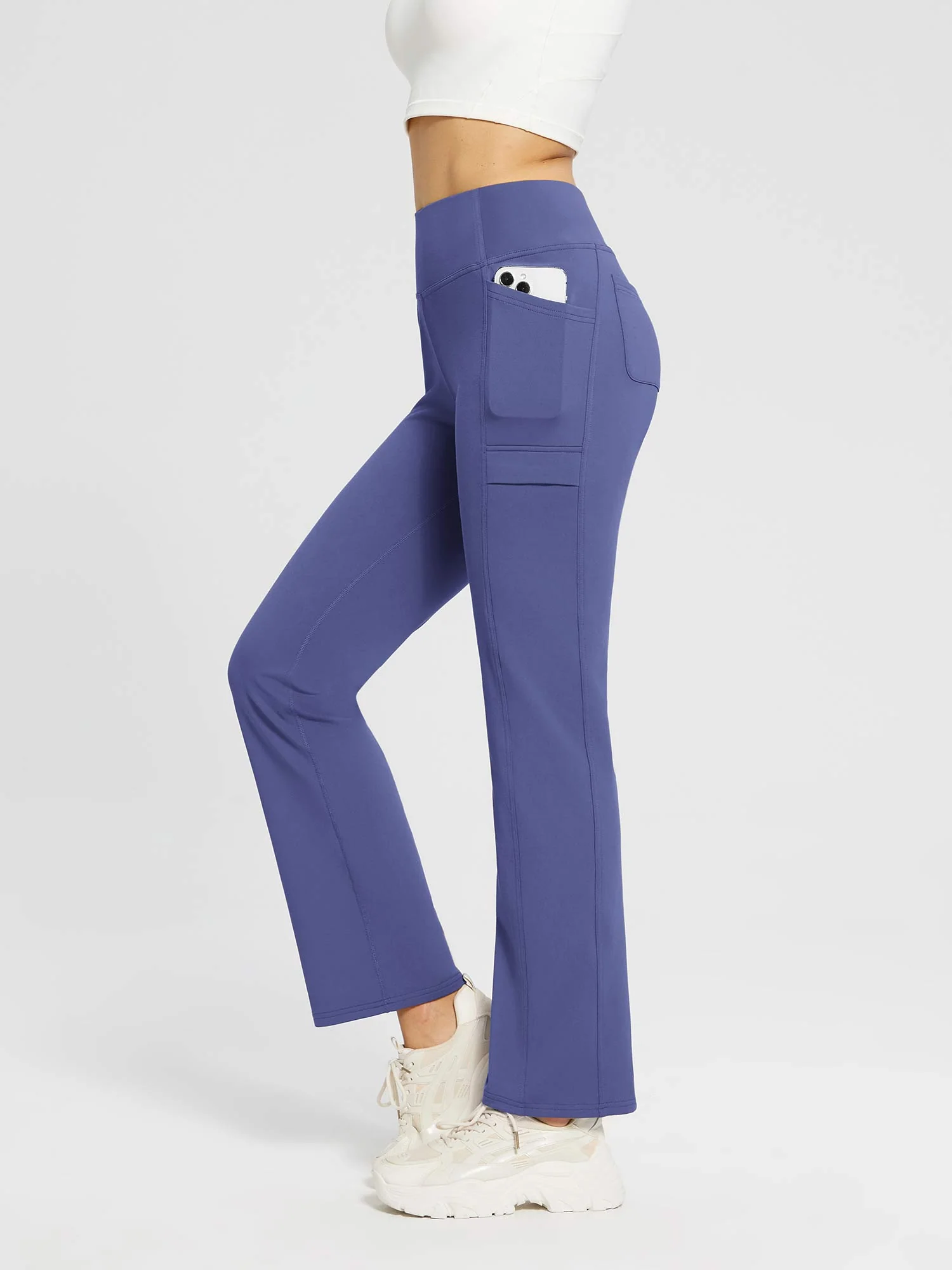 Evergreen Fleece Straight-Leg Trousers