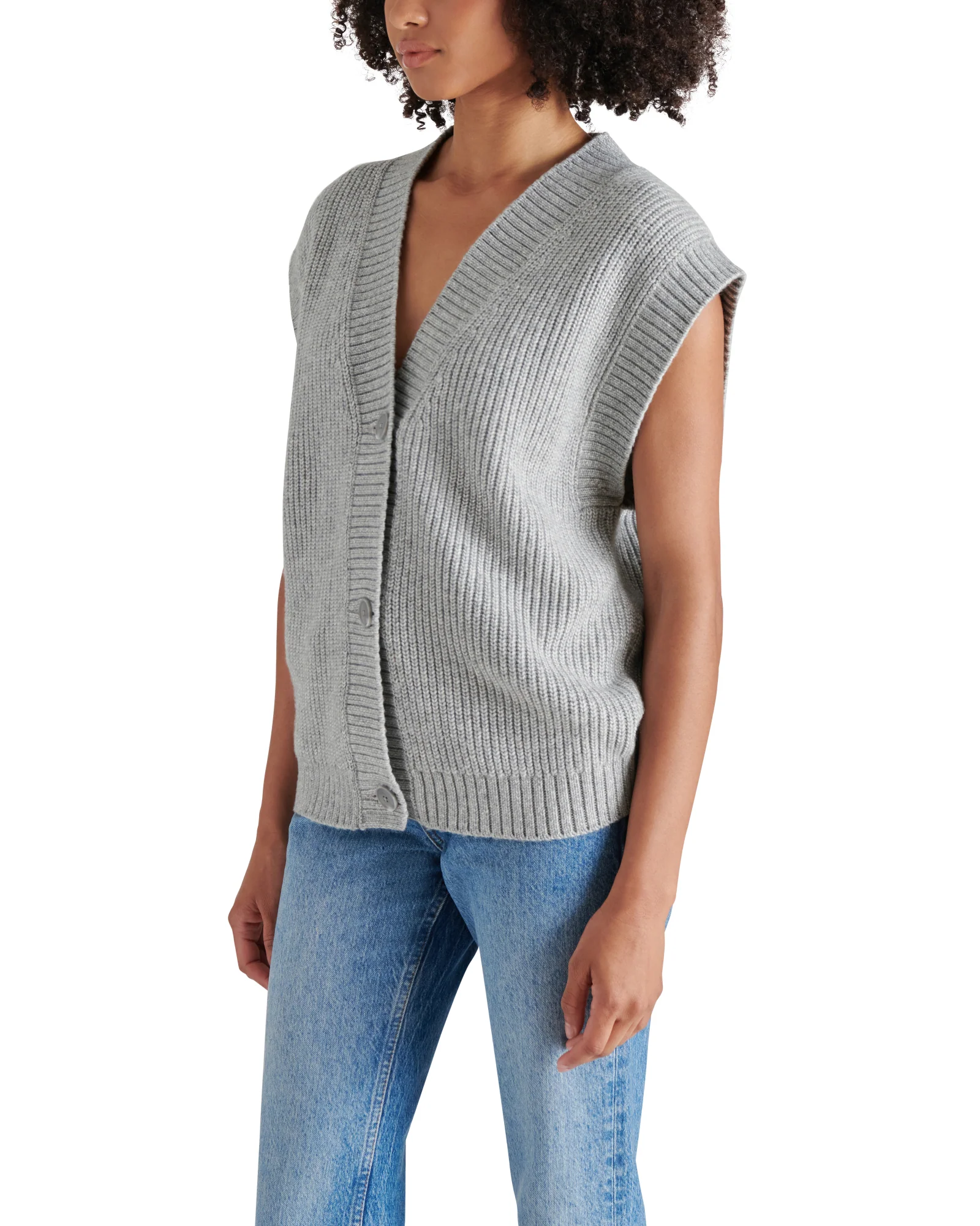 GIORGIA SWEATER VEST GREY