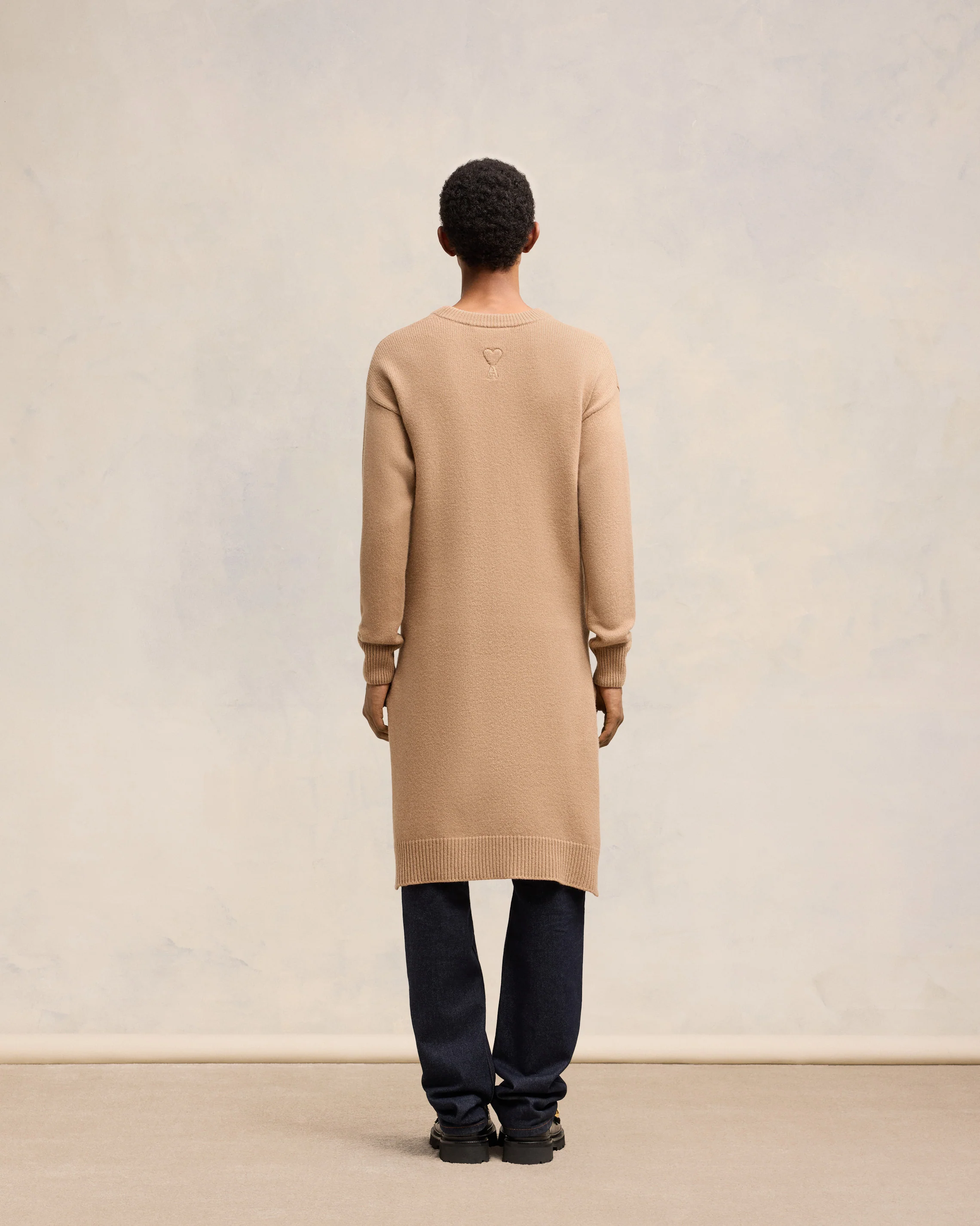 Argyle Double Crewneck Sweater