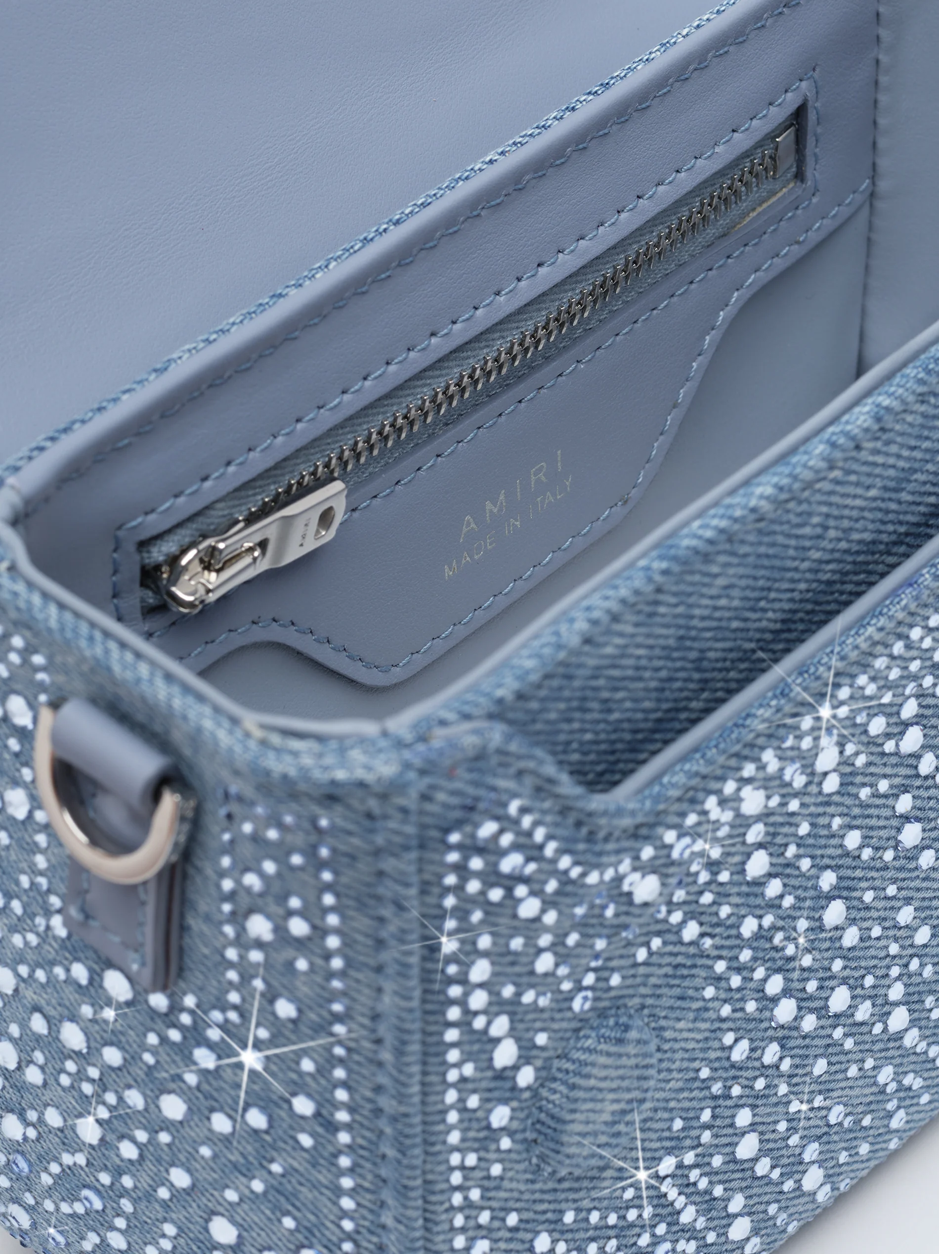 WOMEN - WOMEN'S CRYSTAL DENIM MICRO MA BAG - True Blue