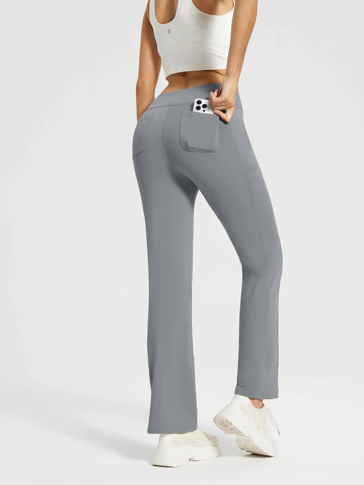 Evergreen Fleece Straight-Leg Trousers