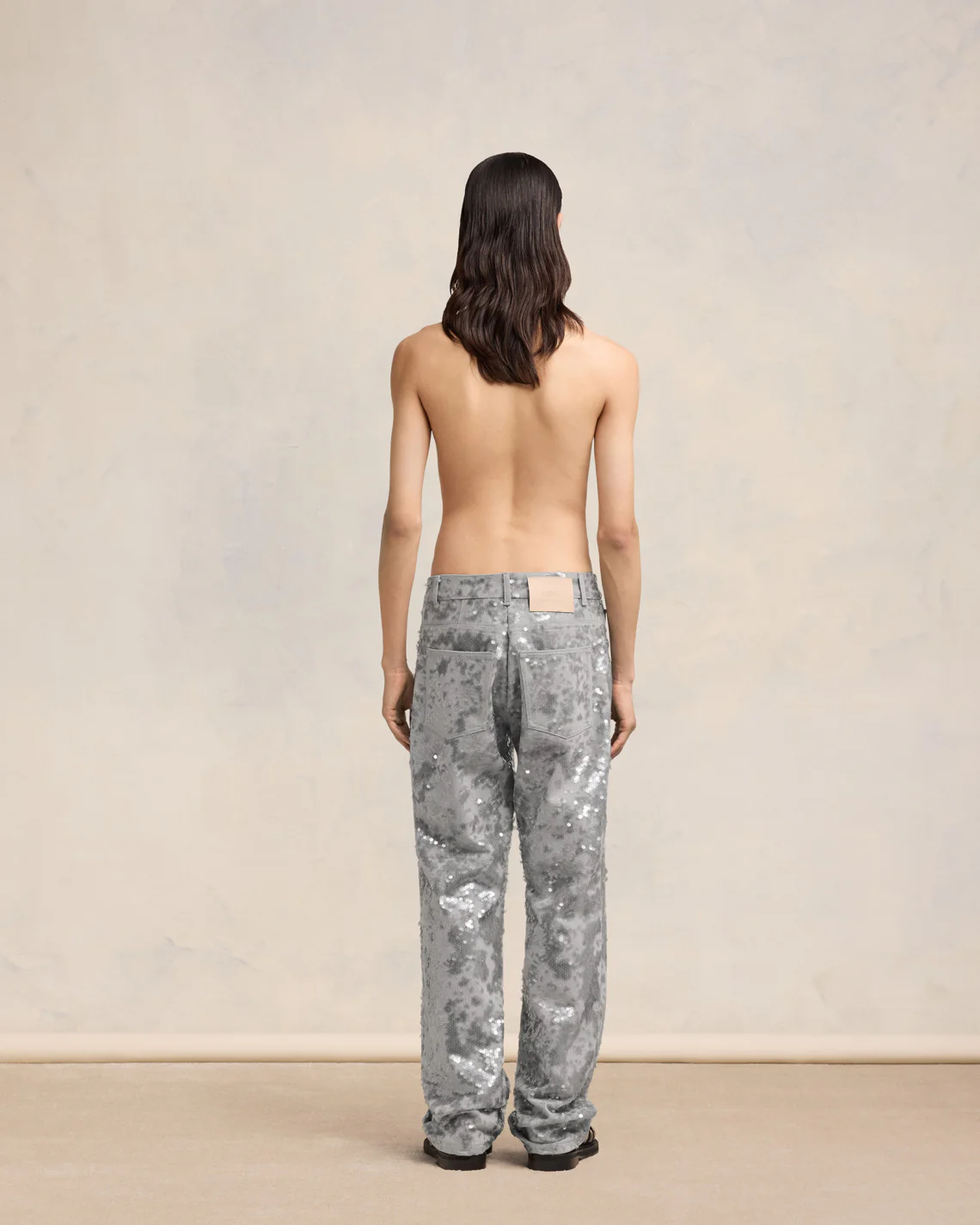 Embroidered Straight Fit Jeans