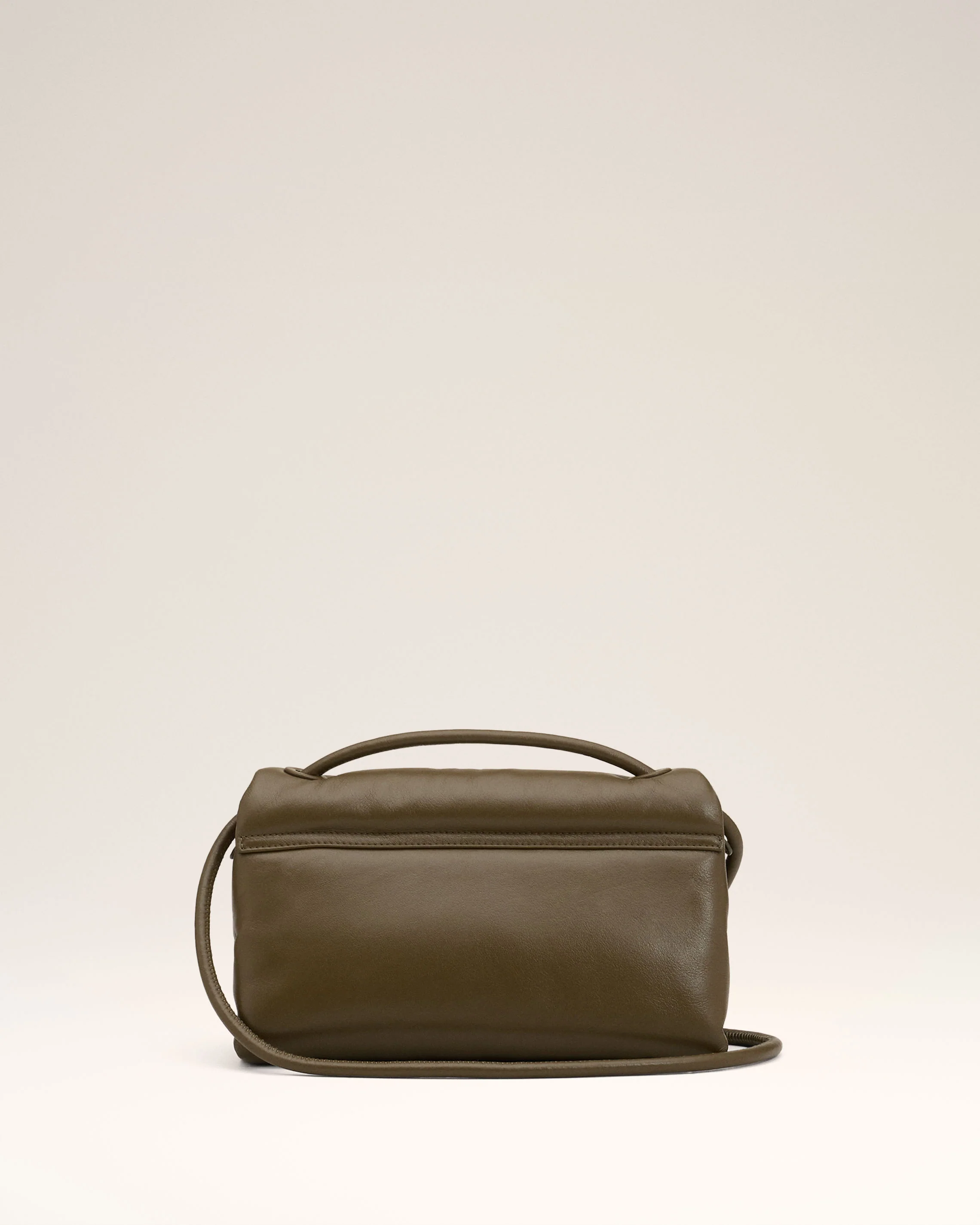 Khaki Leather Voulez-Vous Bag