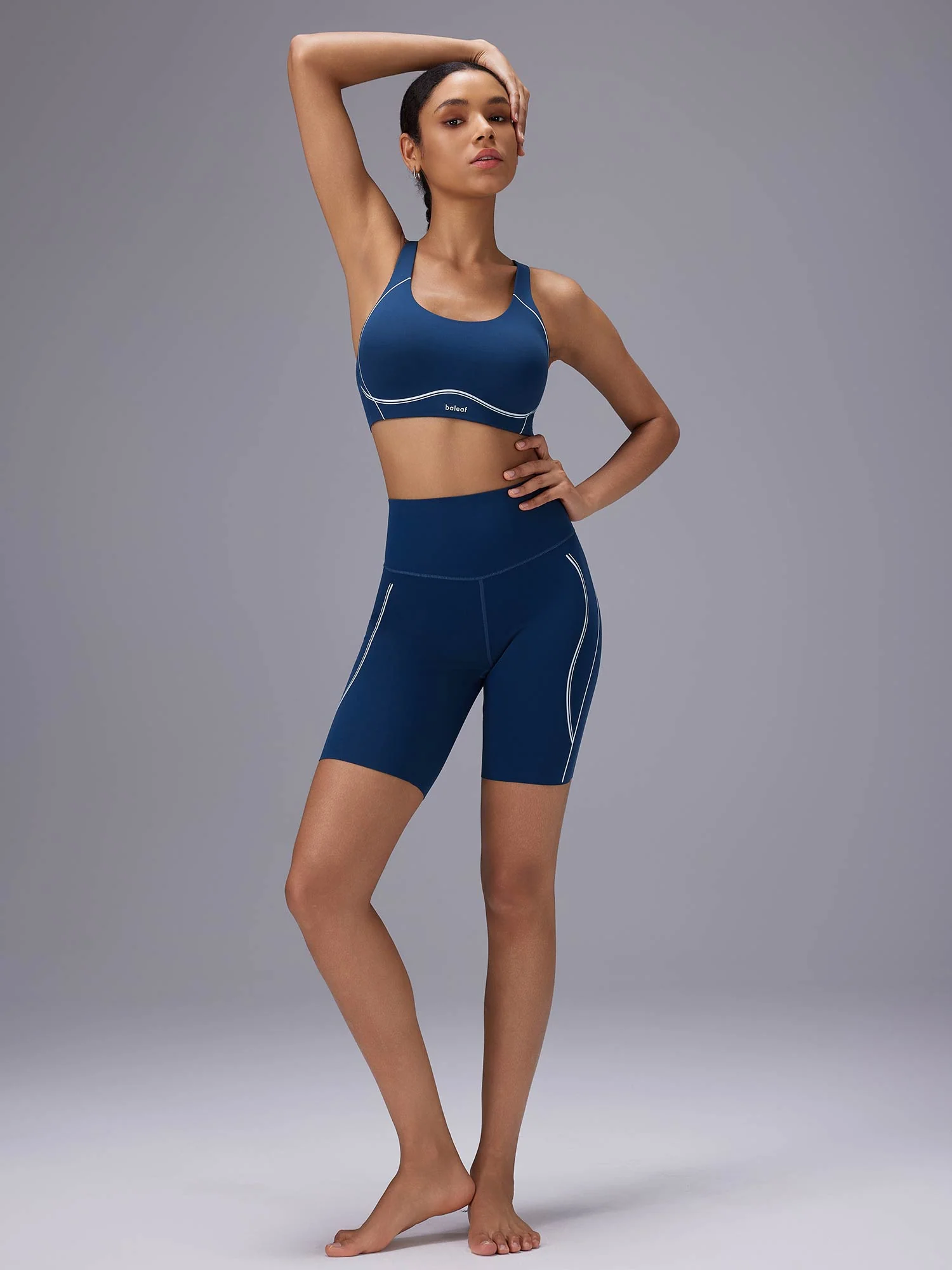 Freeleaf Printed Spaghetti Strap Sports Bra