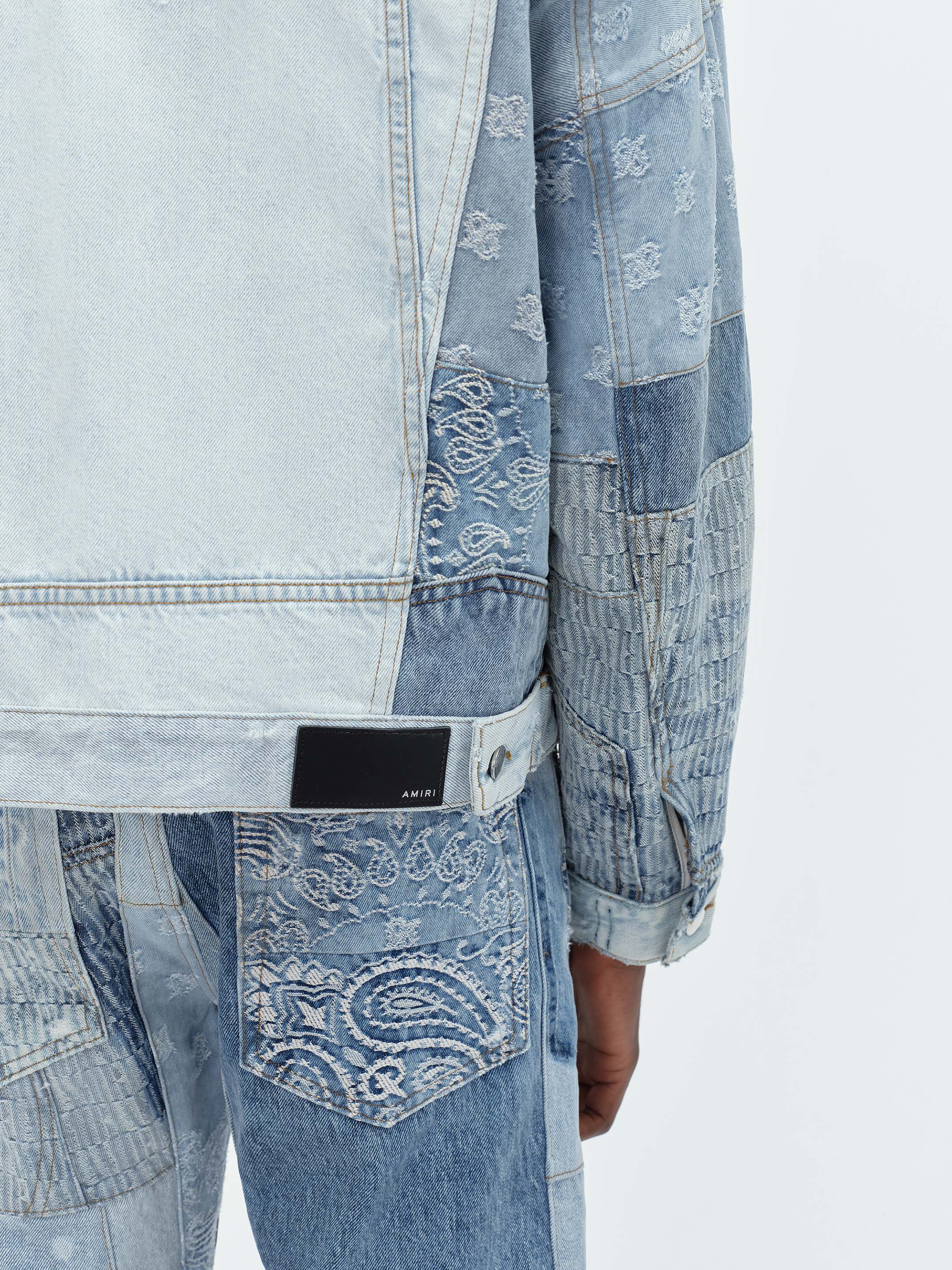PATCHWORK TRUCKER JACKET - Multi