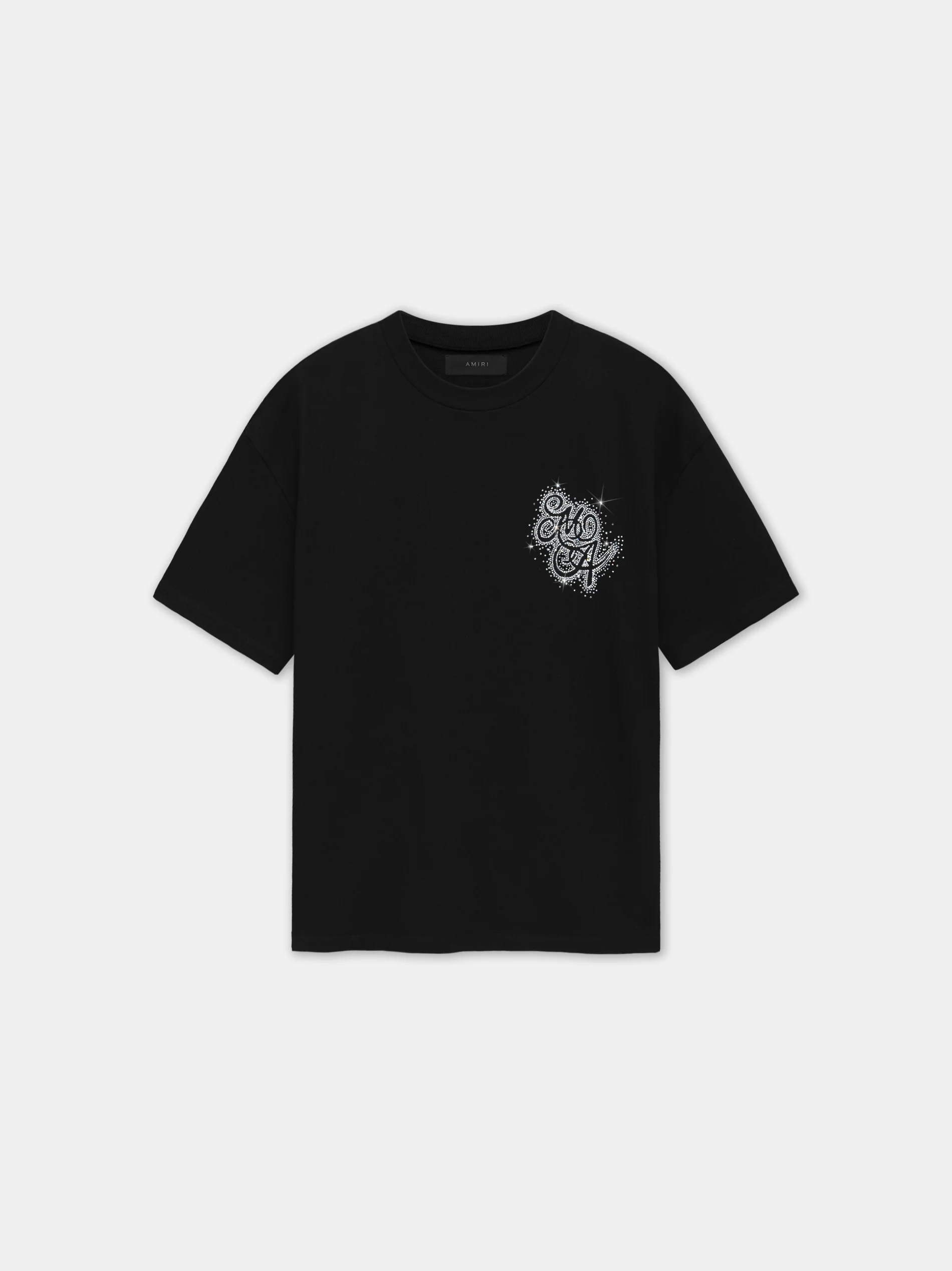 CRYSTAL BURST MA SWIRL OVERSIZED TEE - Black