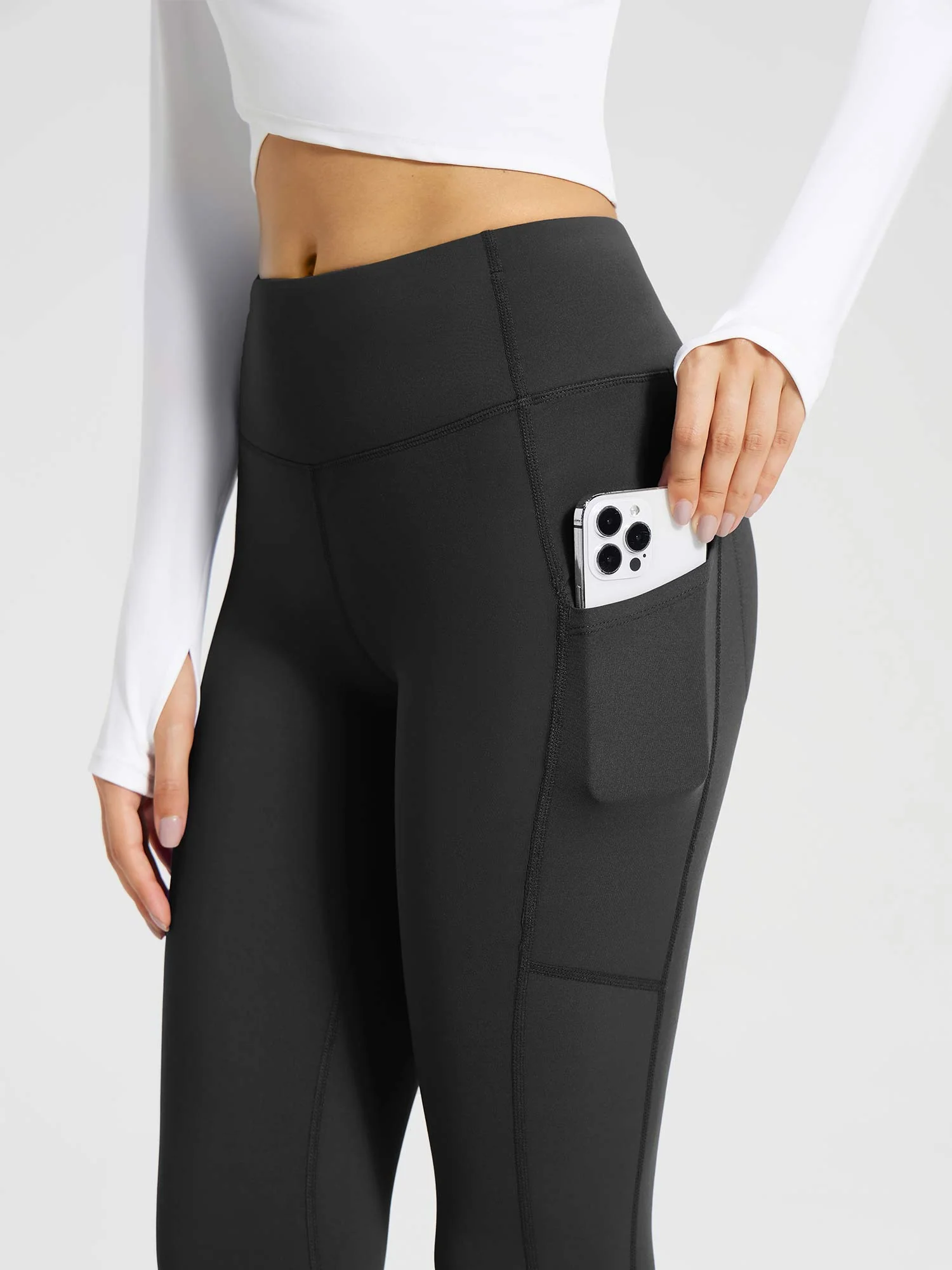 Laureate Fleece-Lined High Rise Pocket Leggings