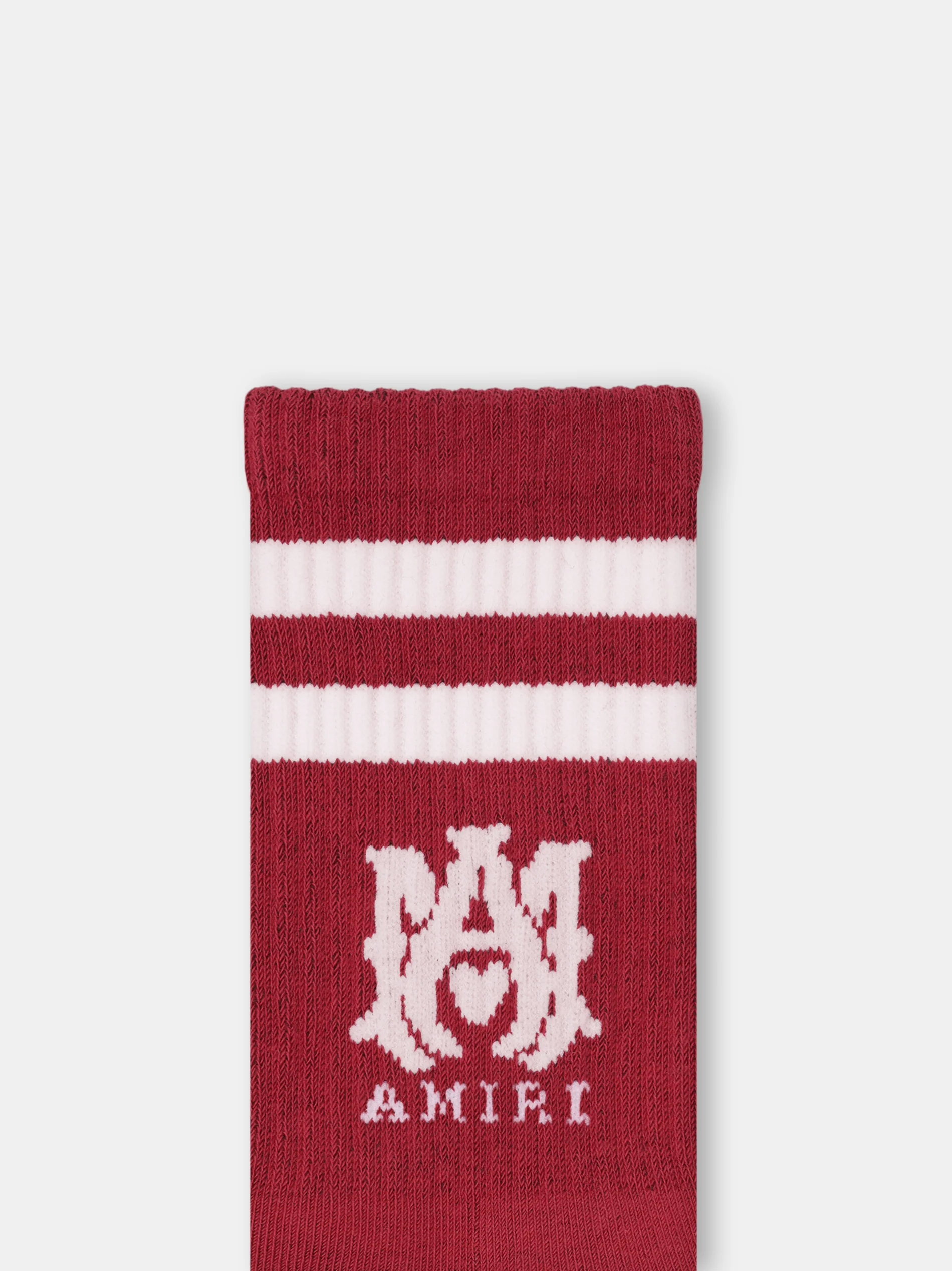 KIDS - KIDS' MA STRIPE SOCKS - Varsity Red