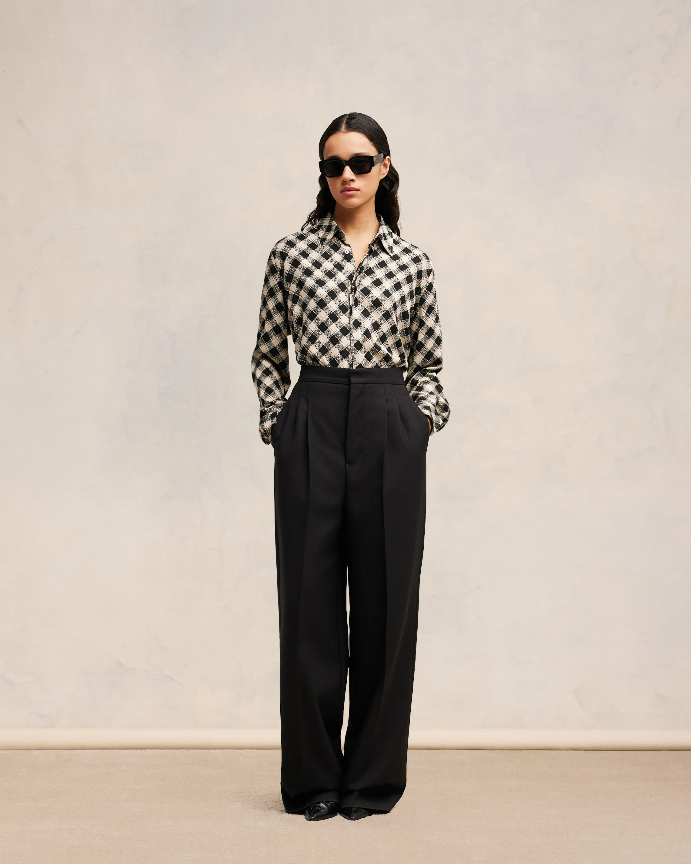 Double Topstitching Classic Shirt