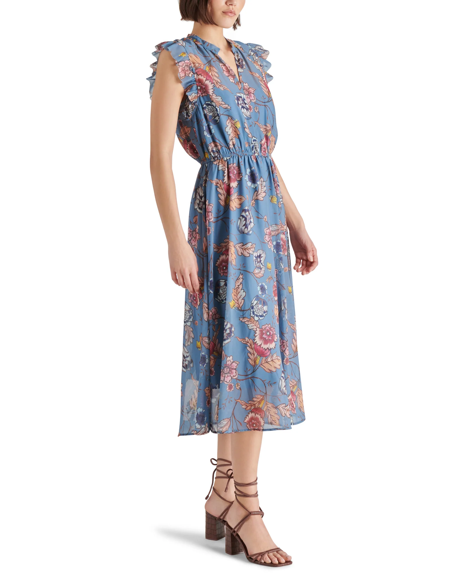 ALLEGRA DRESS BLUE MULTI