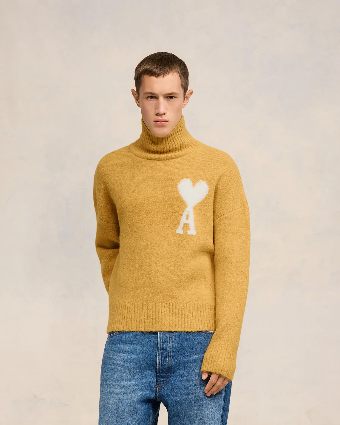 Off-White Ami de Coeur Funnel Neck Sweater