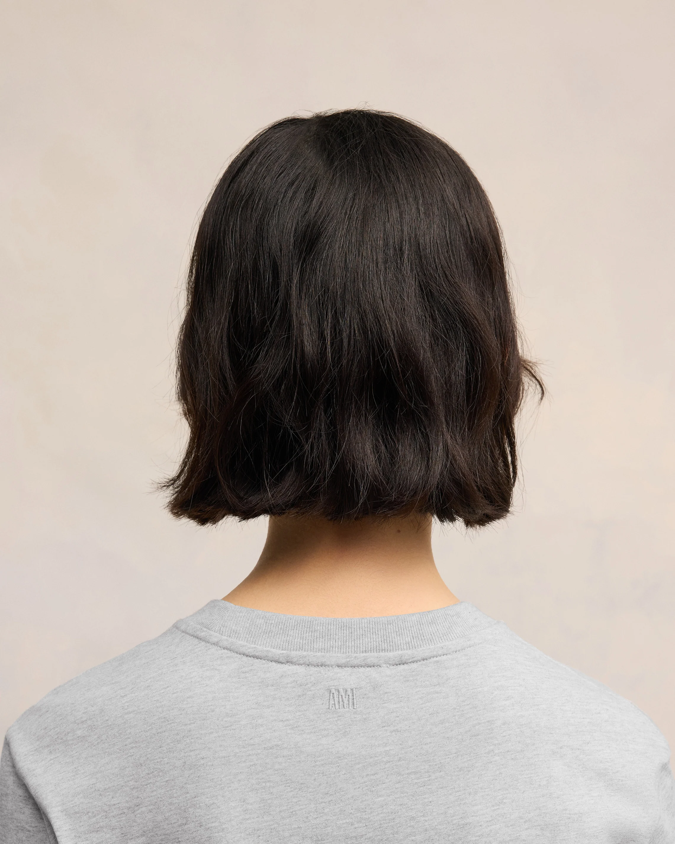 Grey Cotton Ami de Coeur Long Sleeves T-Shirt