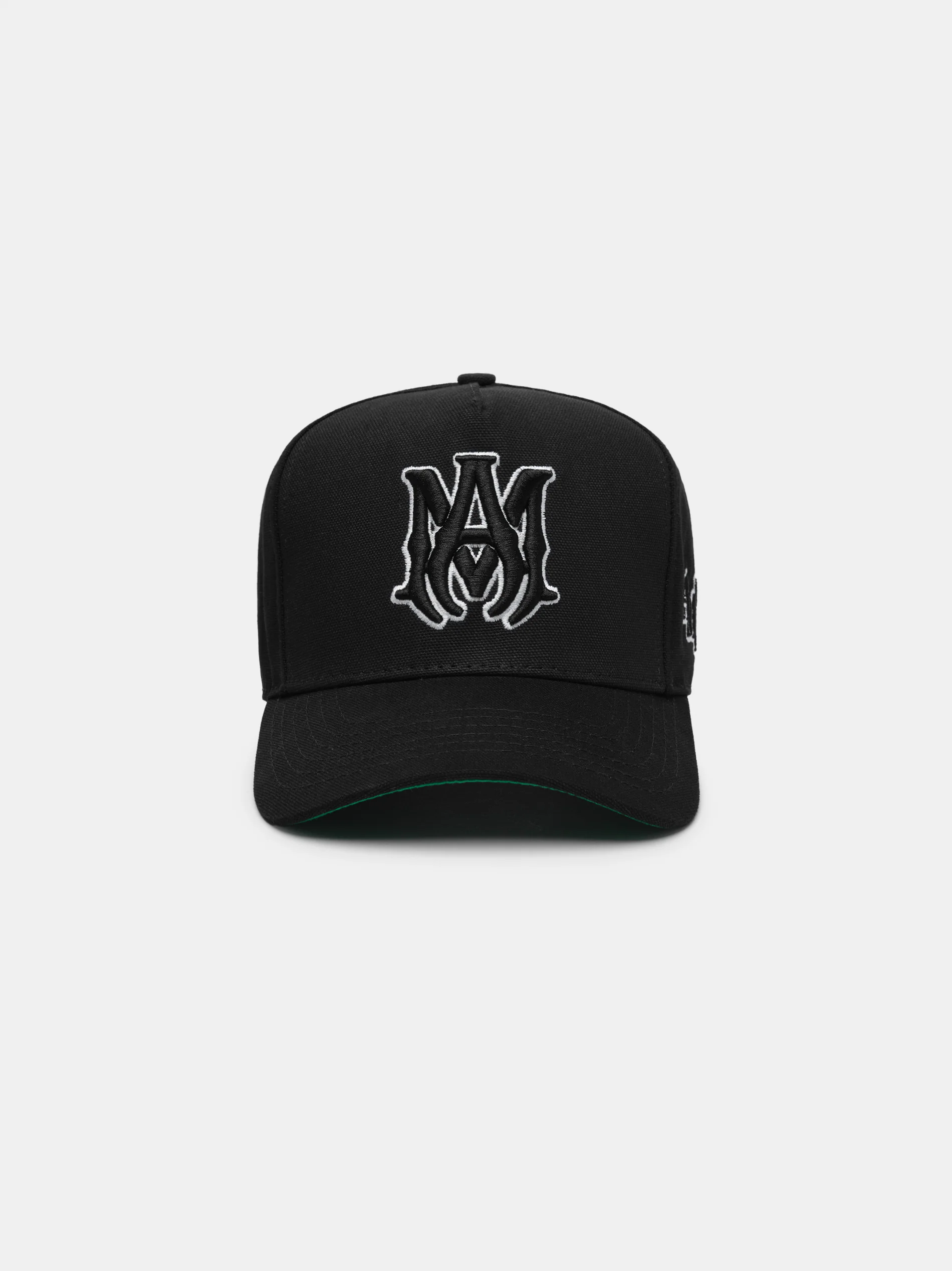 MA STAGGERED AMIRI FULL CANVAS HAT - Black Black