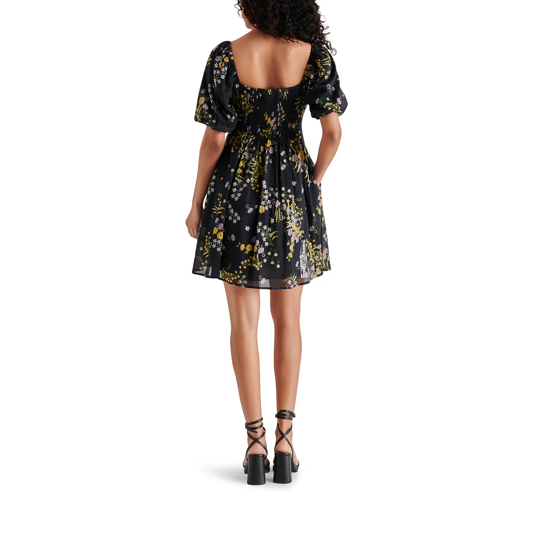 VIOLETA DRESS BLACK MULTI