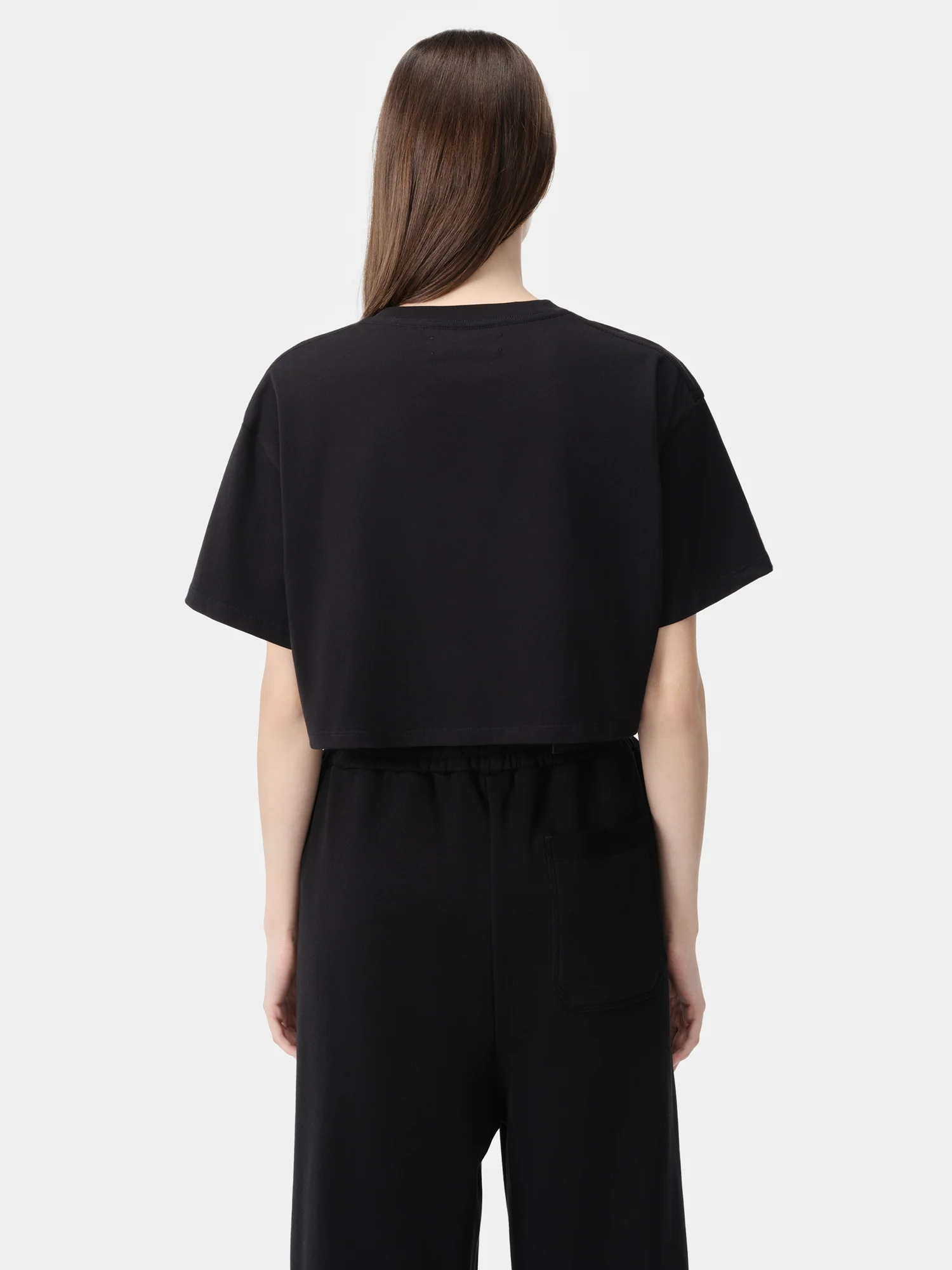 WOMEN - WOMEN'S ARTS DISTRICT CROPPED TEE - Black