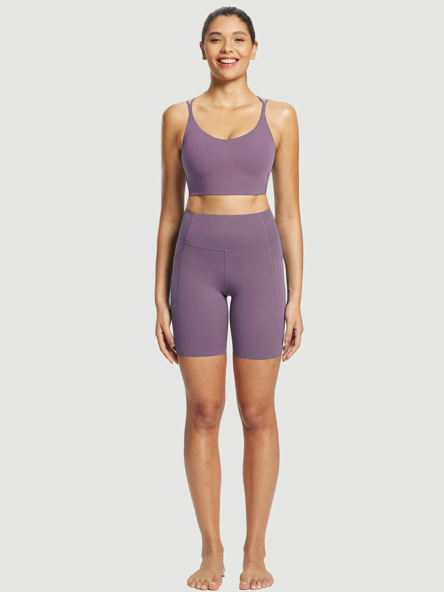 Freeleaf Cross-Strap Low-Impact Sports Bra