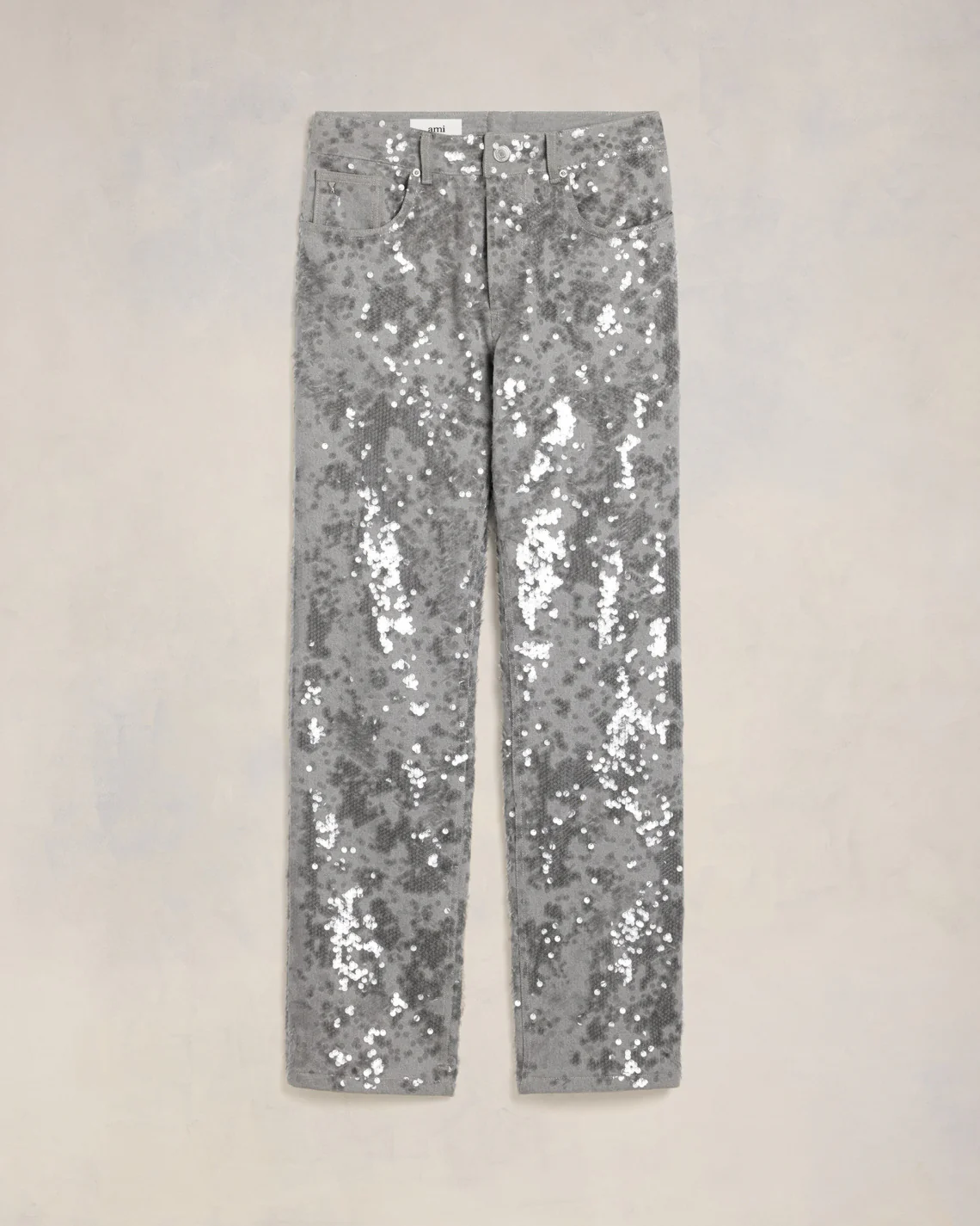 Embroidered Straight Fit Jeans