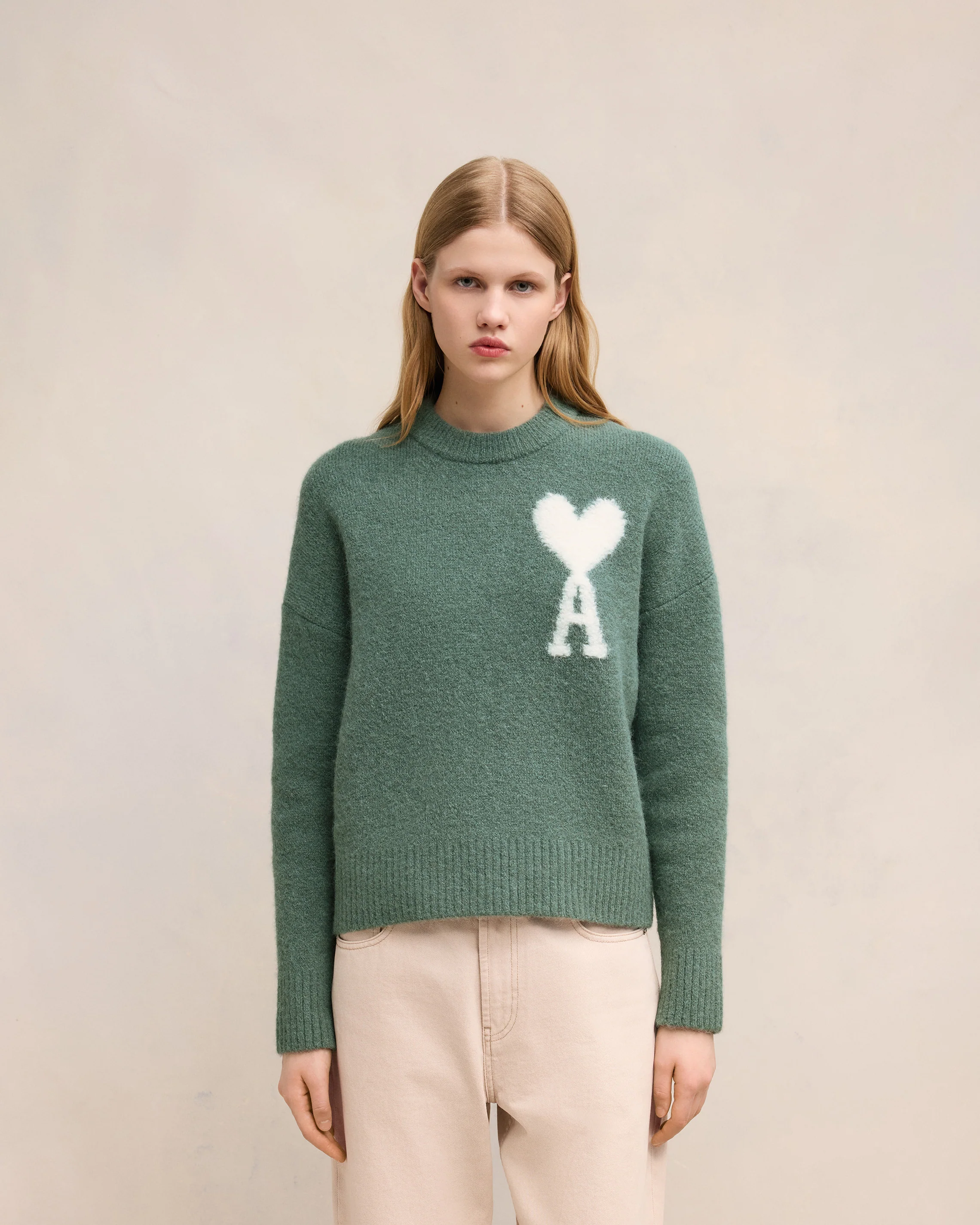 Off-White Ami de Coeur Crew Neck Sweater