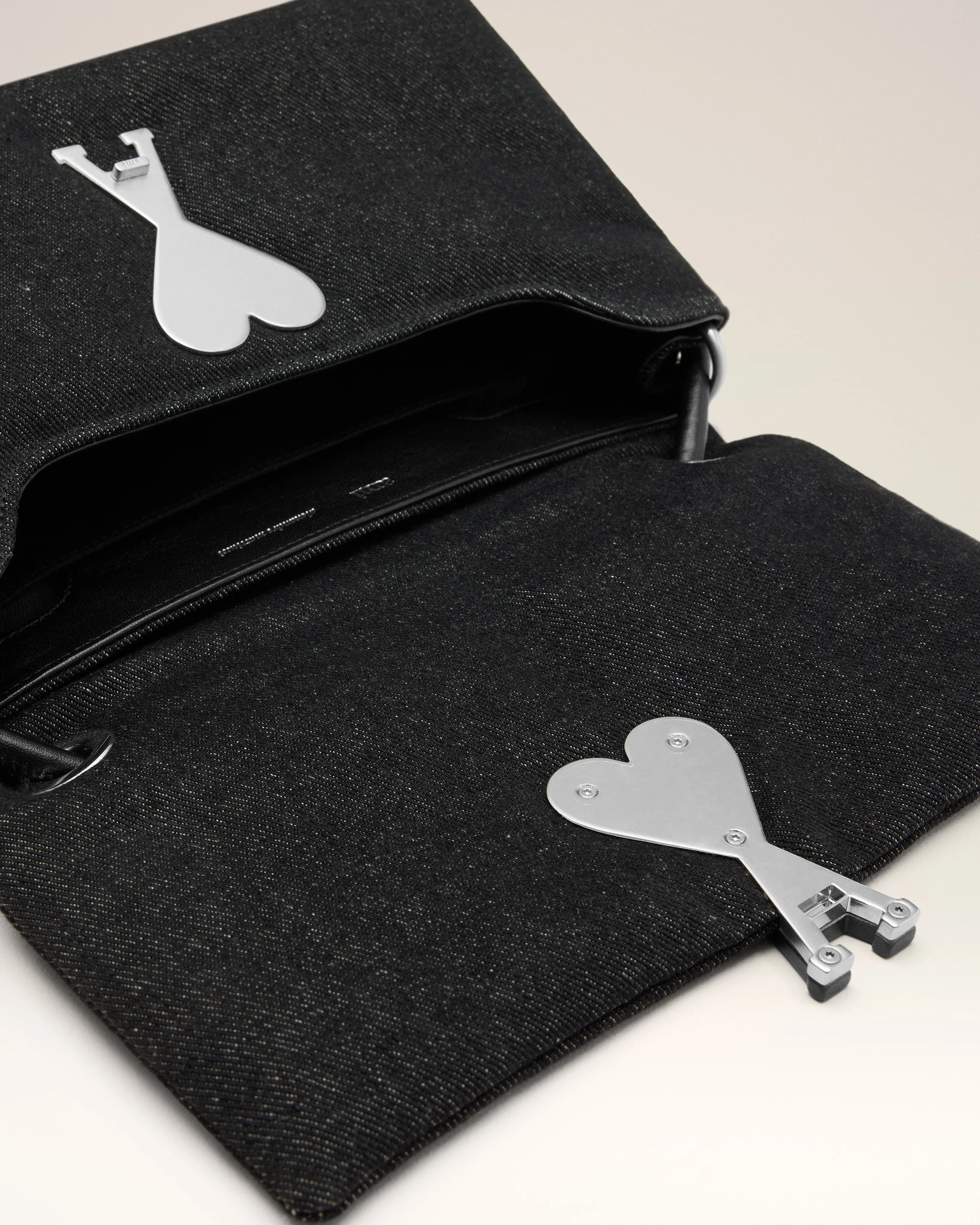 Black Denim Voulez-Vous Bag