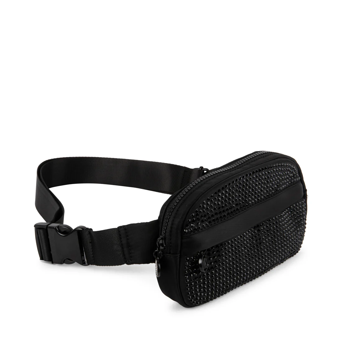 ADRIANA RHINESTONE BELT BAG BLACK