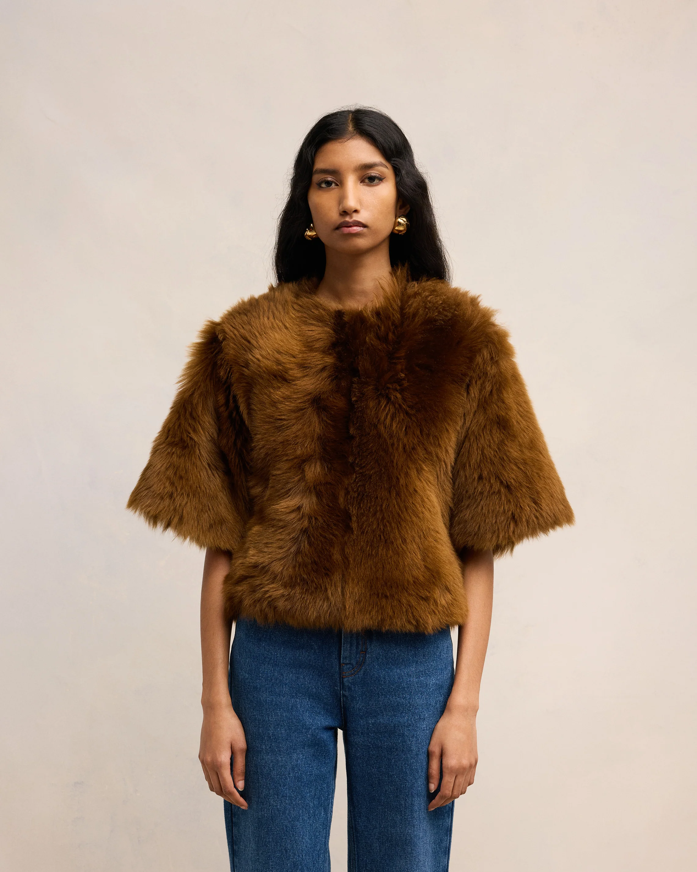 Shearling Top