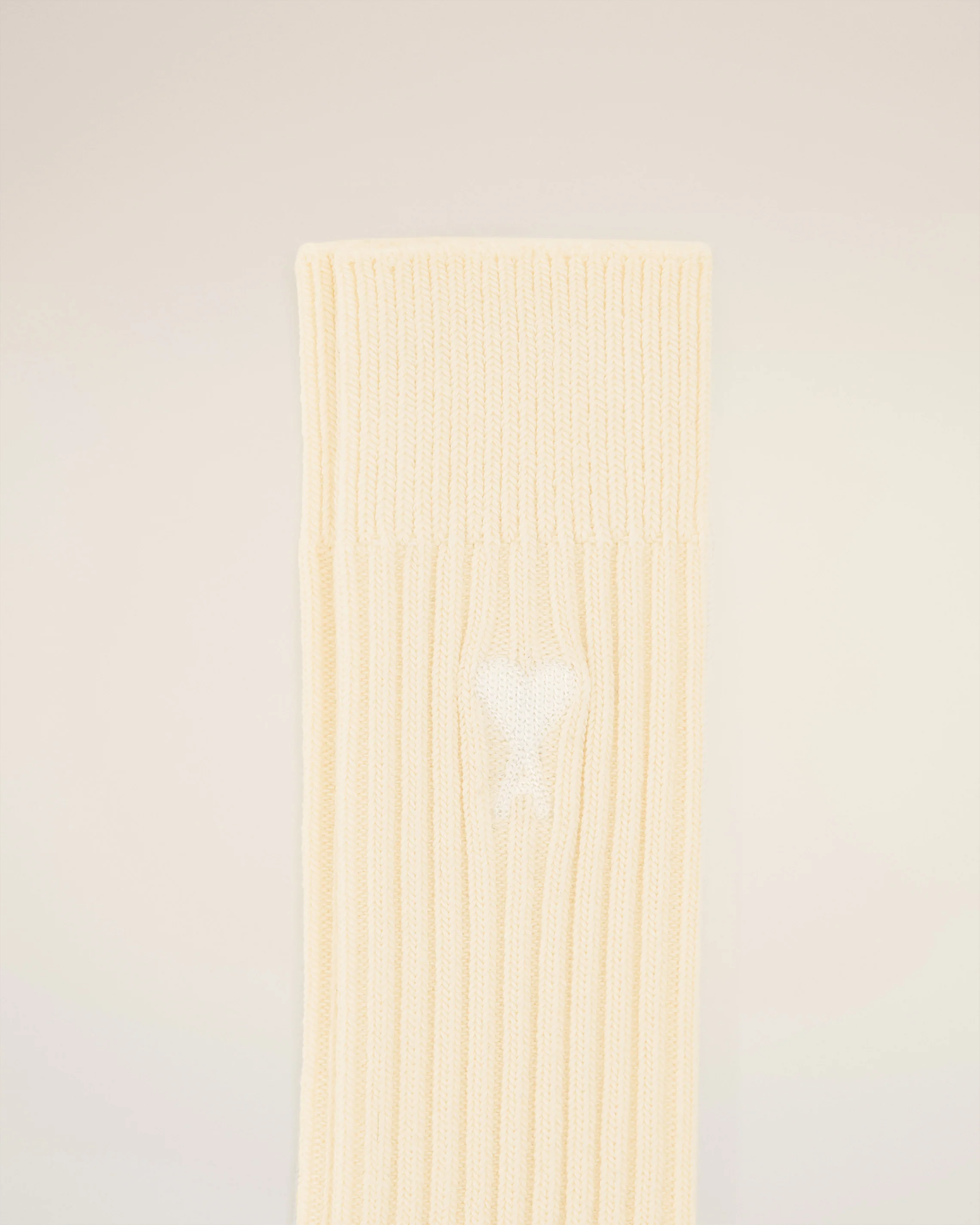 Beige Cotton Ami de Coeur Socks