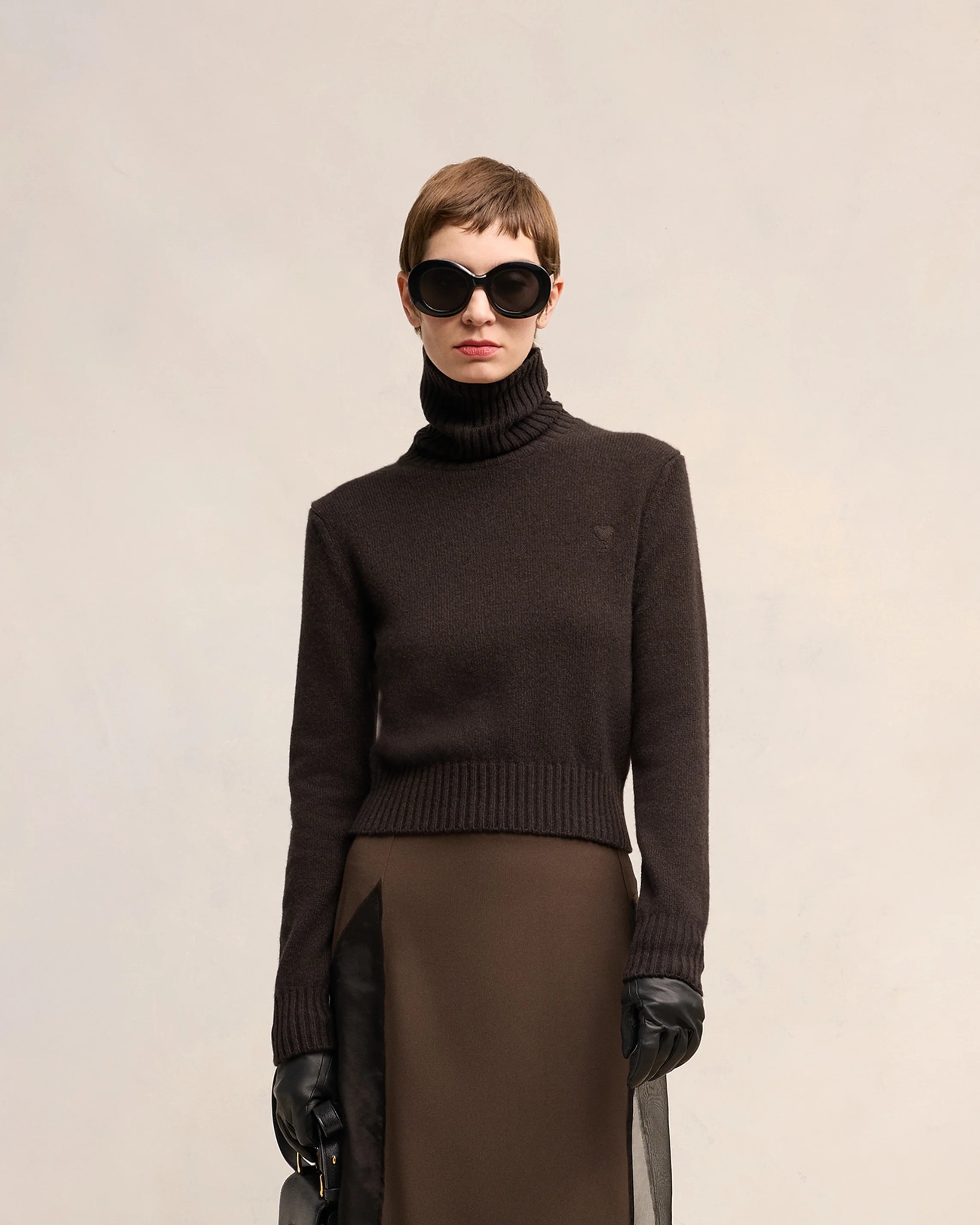 Cashmere Ami de Coeur Turtle Neck Sweater