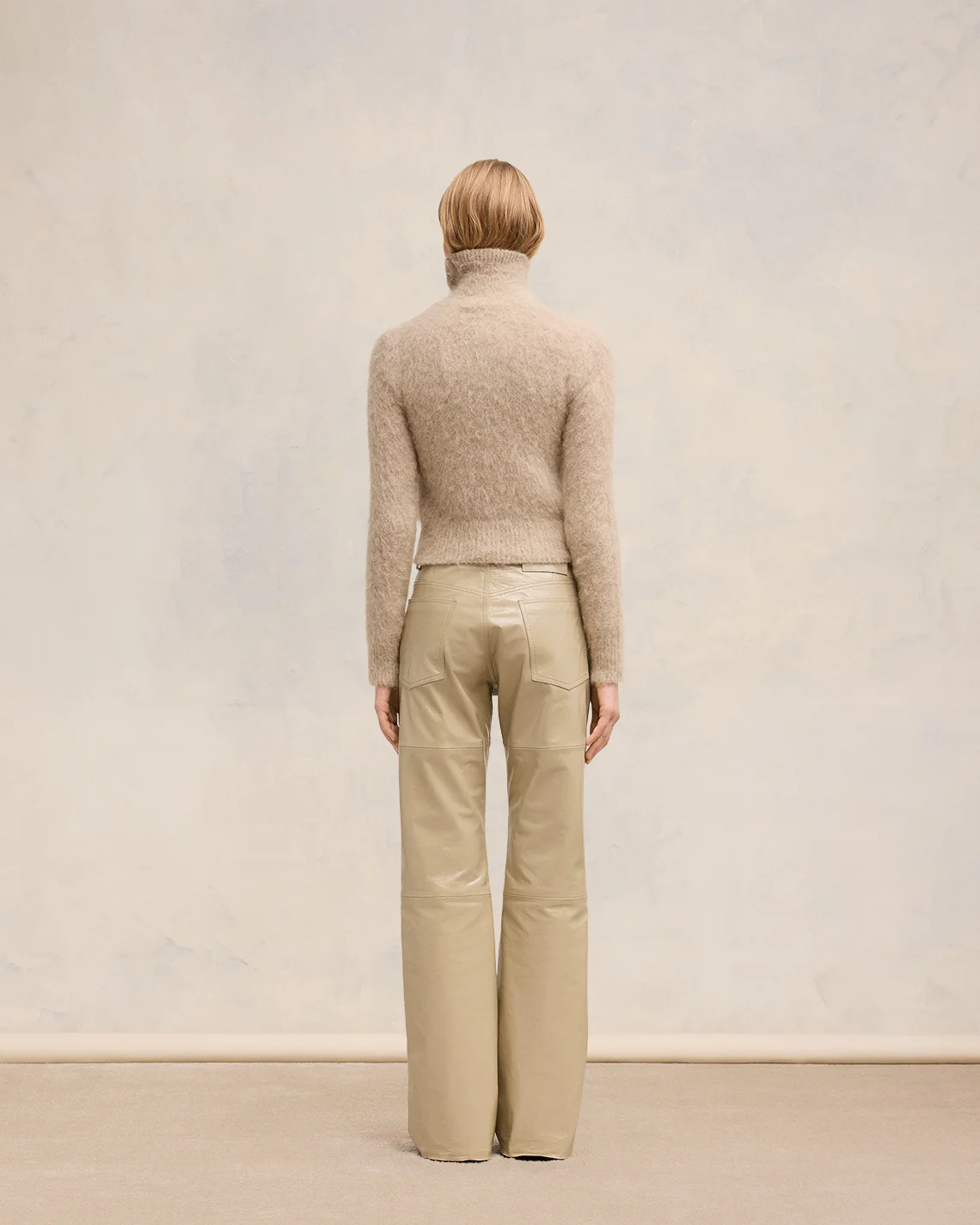 Alpaca Mohair Brushed Sweater