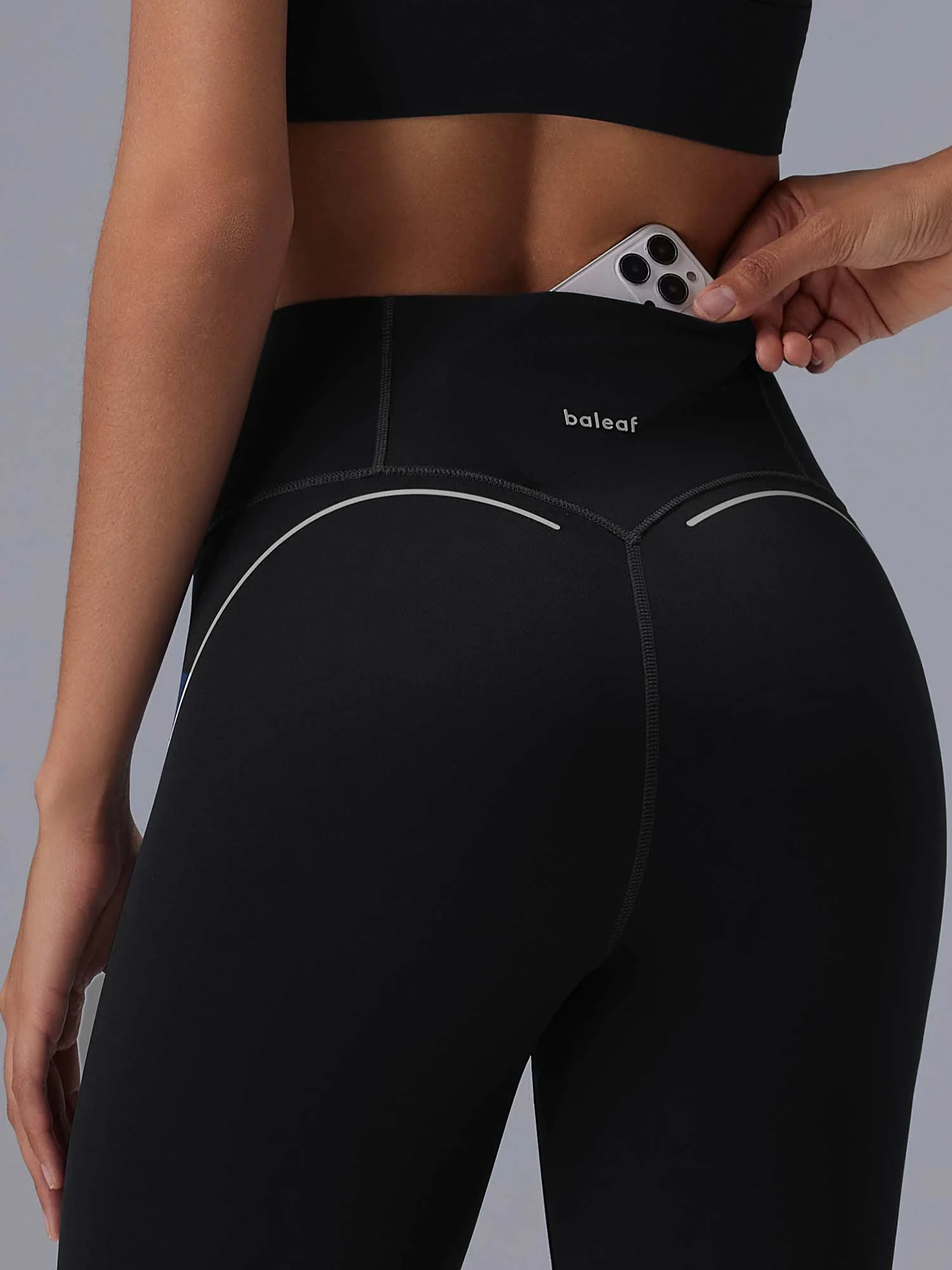 Freeleaf 25 High Rise Stripe Print Leggings