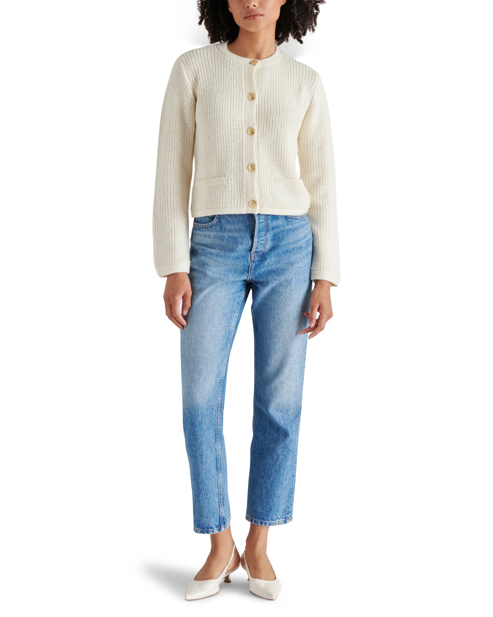 FANTINO SWEATER JACKET WHITE