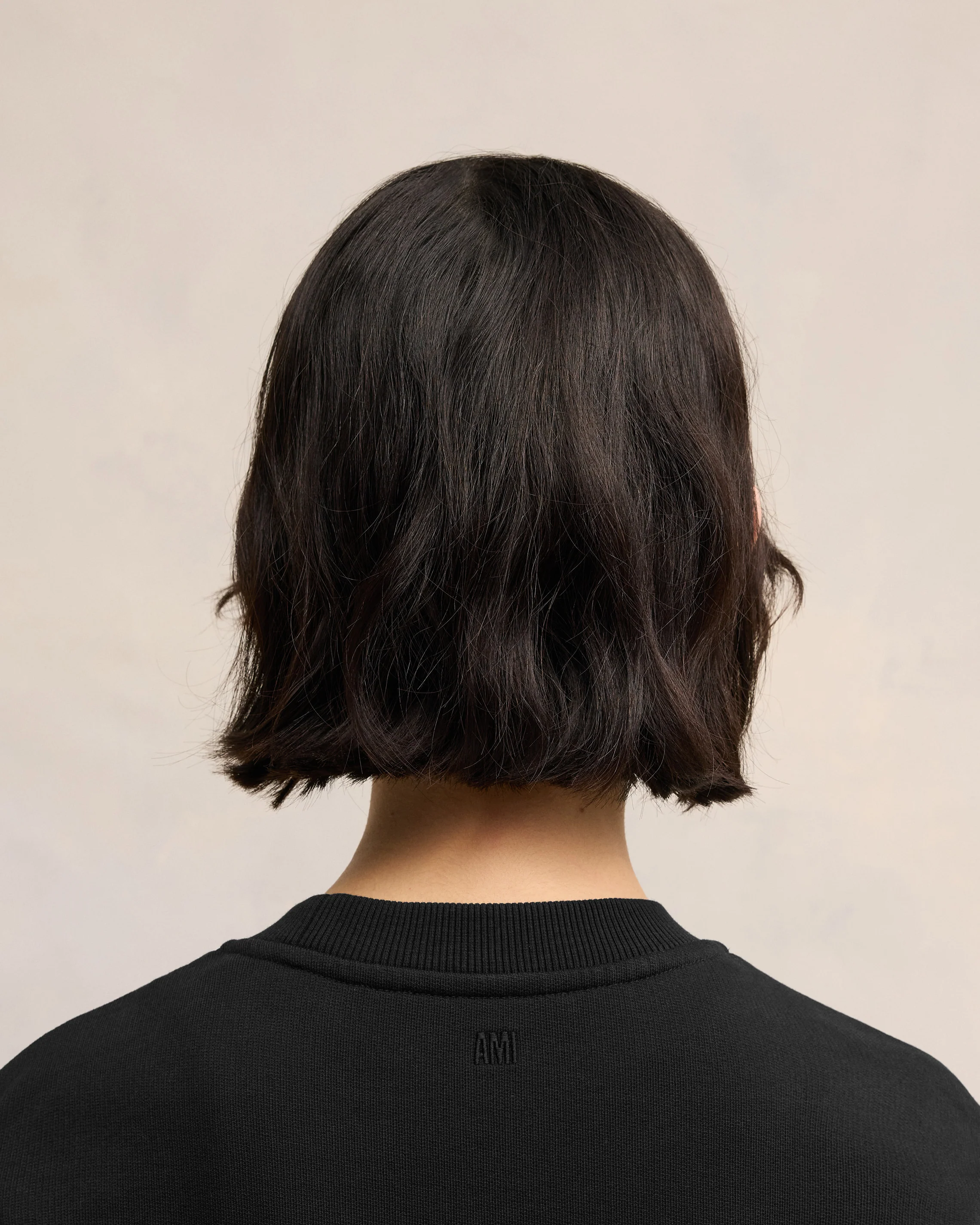 Black Cotton Ami de Coeur Sweatshirt