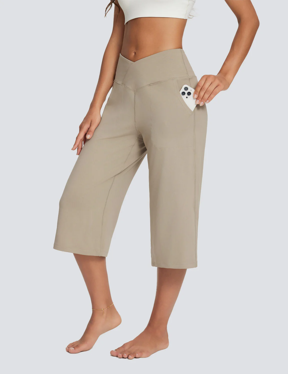 Laureate Crossover High Rise Wide-leg Pants